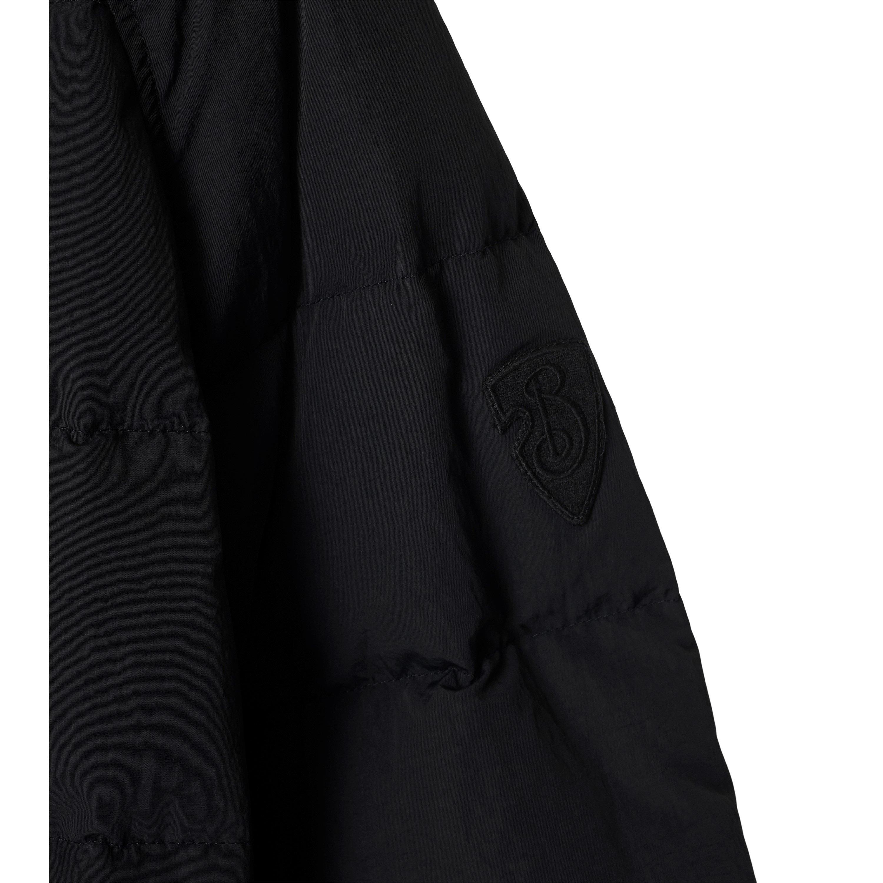 Black - Burberry - Women's Mid-Length Goose Down Long Sleeve Short Puffer Jacket - 2