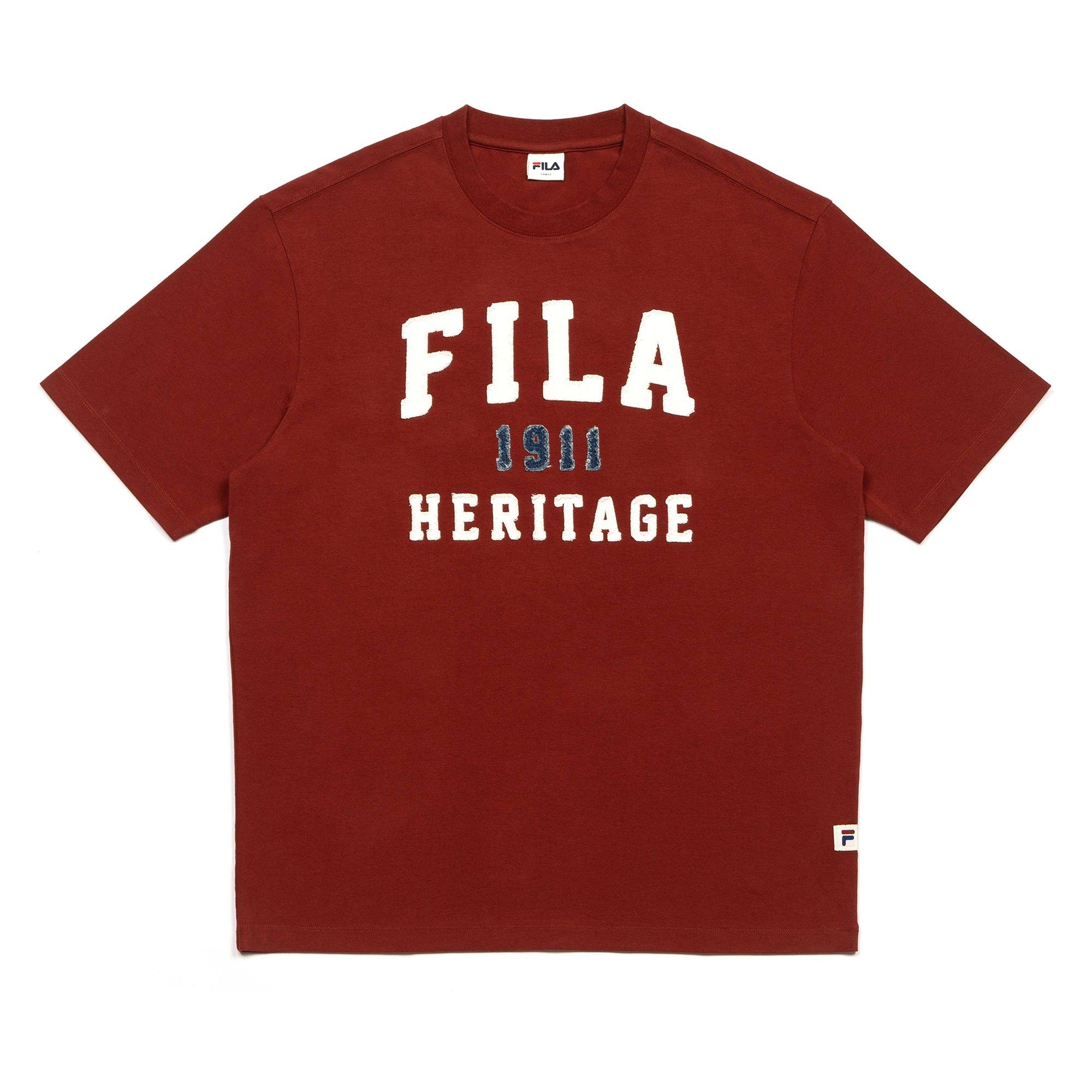 Brown - Fila - FILA New Original Adults Oversized T Shirt - 1
