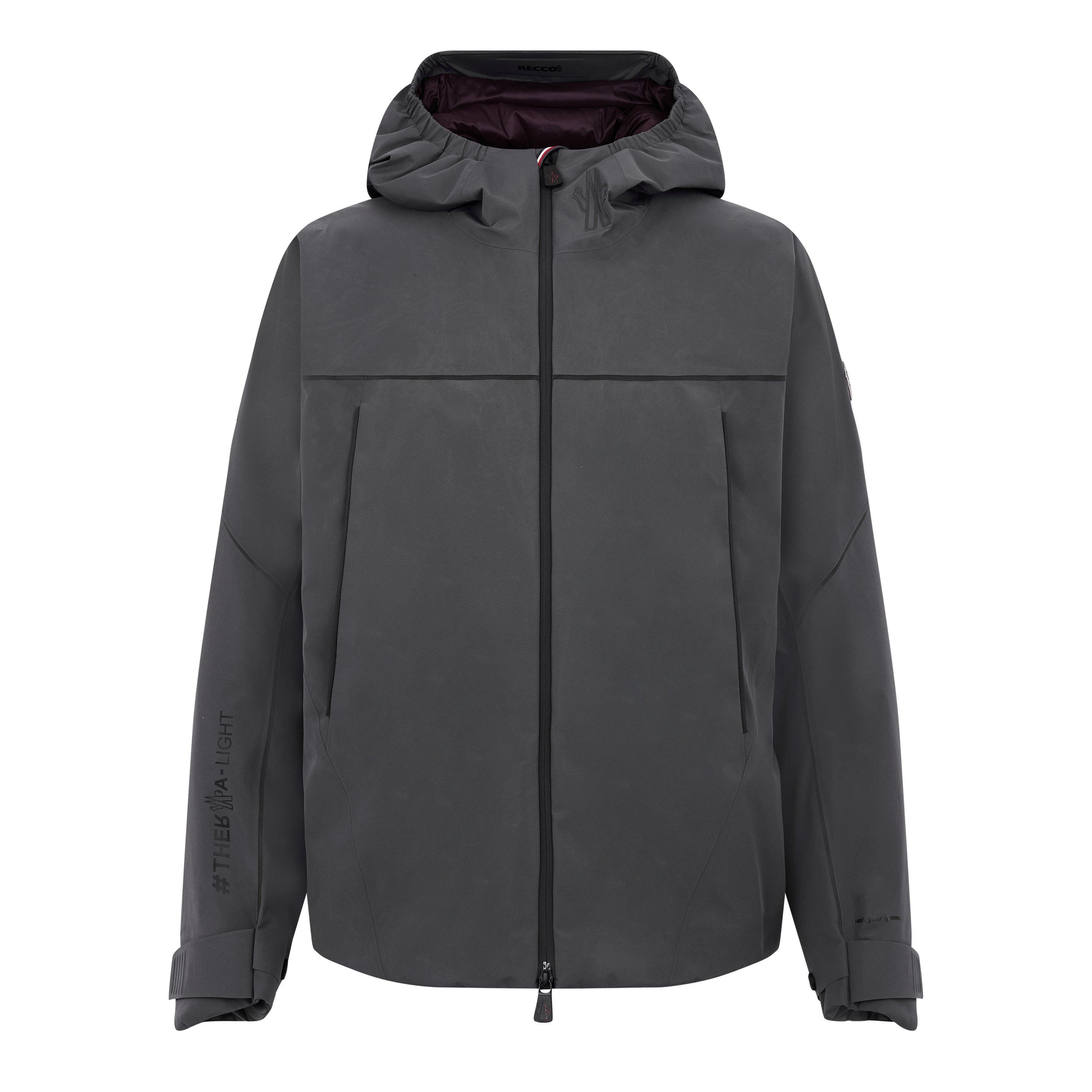 Dark Grey 93N - Moncler Grenoble - Men's Thusis Gore-Tex Goose Down Windproof Oversized Fit Short Puffer Jacket - 5