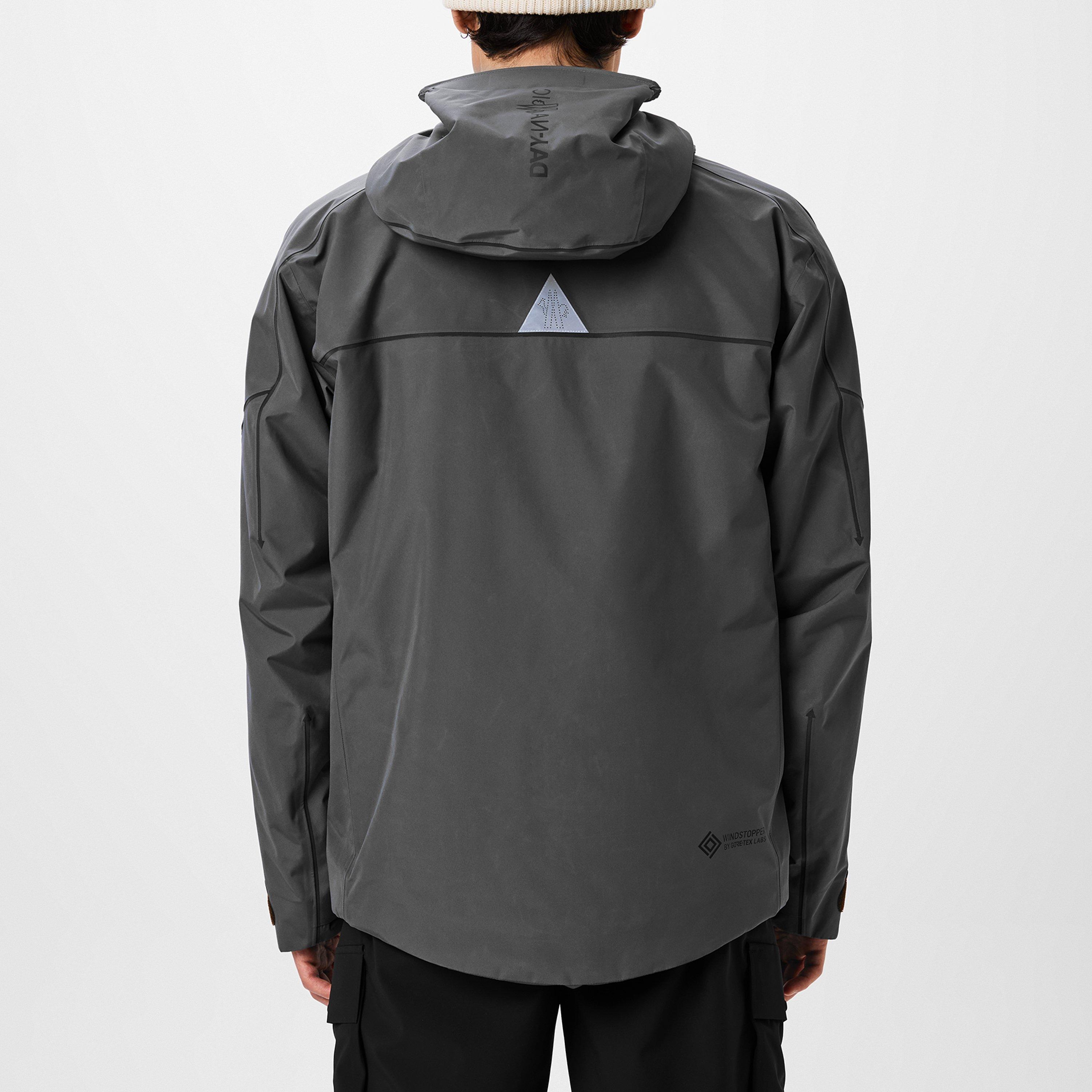 Dark Grey 93N - Moncler Grenoble - Men's Thusis Gore-Tex Goose Down Windproof Oversized Fit Short Puffer Jacket - 3