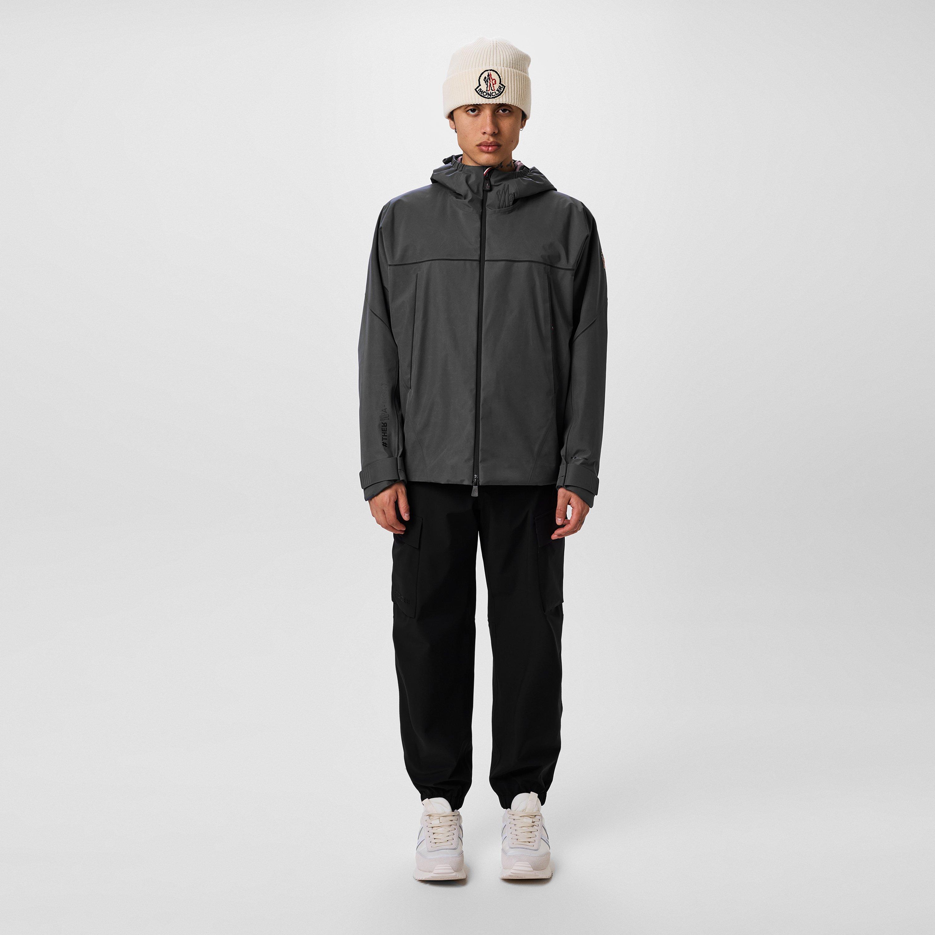 Dark Grey 93N - Moncler Grenoble - Men's Thusis Gore-Tex Goose Down Windproof Oversized Fit Short Puffer Jacket - 4