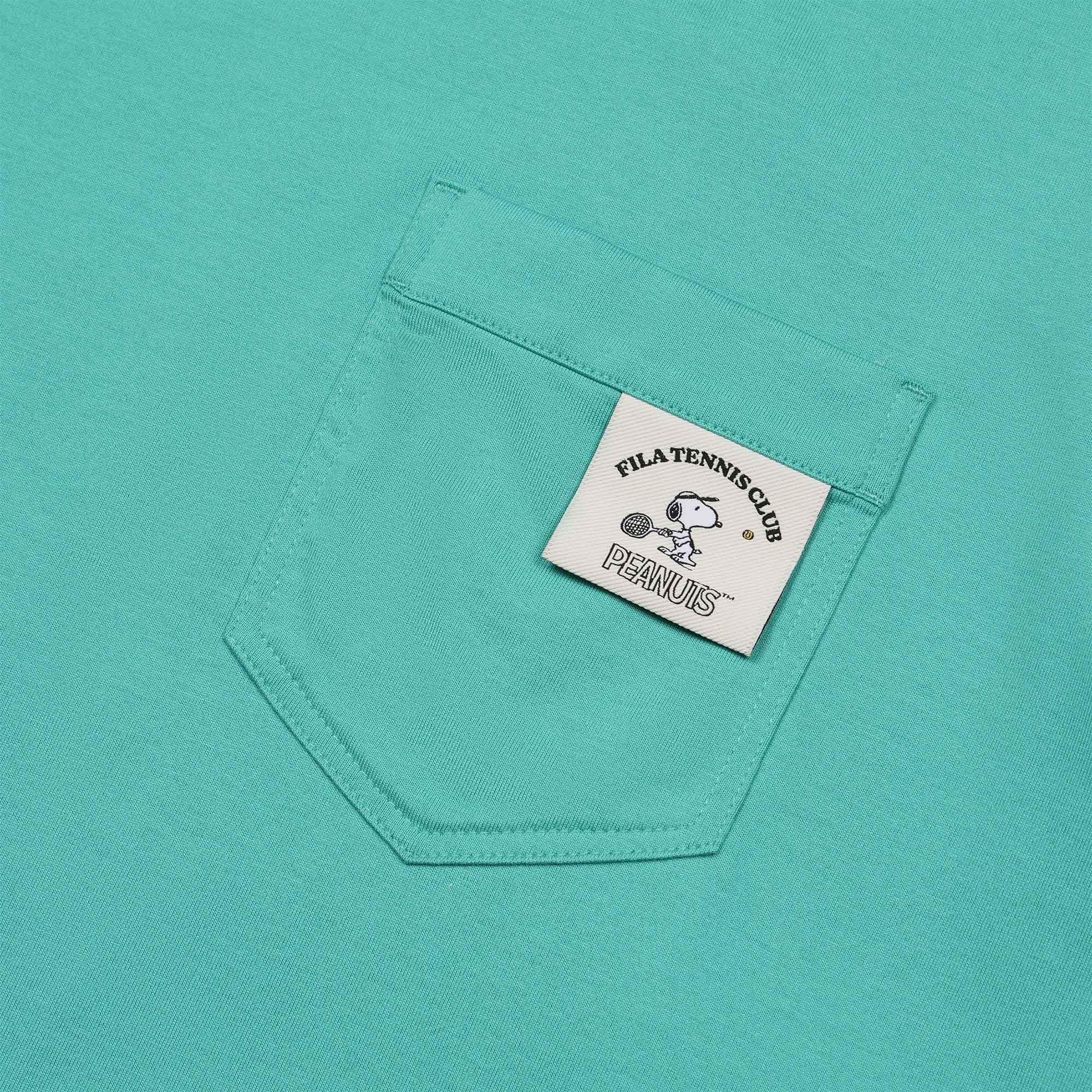 Teal - Fila - FILA x Peanuts Adults Graphic T Shirt - 3