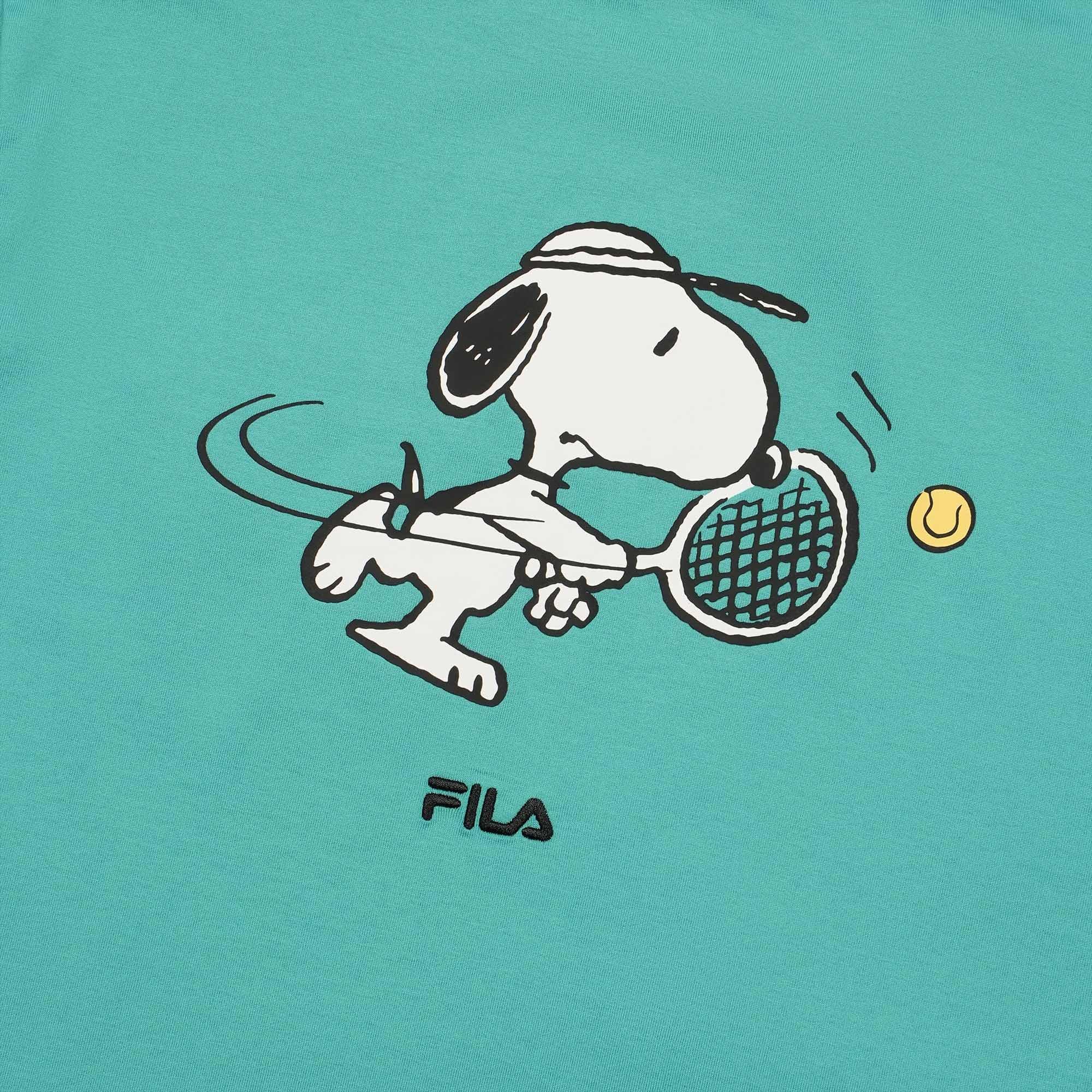 Teal - Fila - FILA x Peanuts Adults Graphic T Shirt - 4