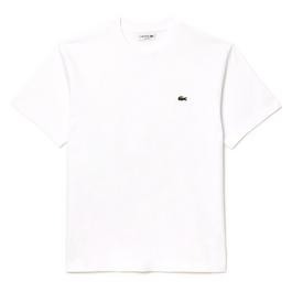 Lacoste Signature Logo Adults Cotton T Shirt