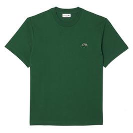 Lacoste Signature Logo Adults Cotton T Shirt