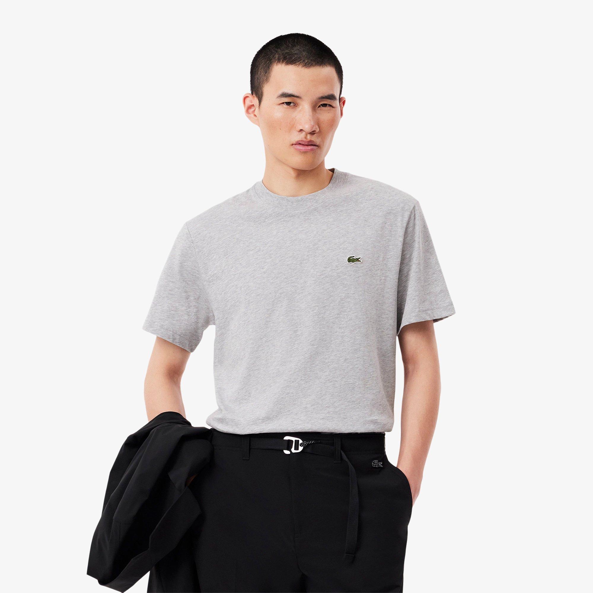 SILVER CHINE - Lacoste - Mens Cotton T-Shirts - 4