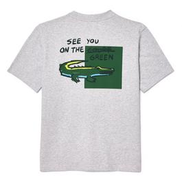 Lacoste Loose Fit Ultra Dry Cotton Golf Adults T Shirt