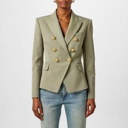 Balmain Grain De Poudre 6-Button Jacket