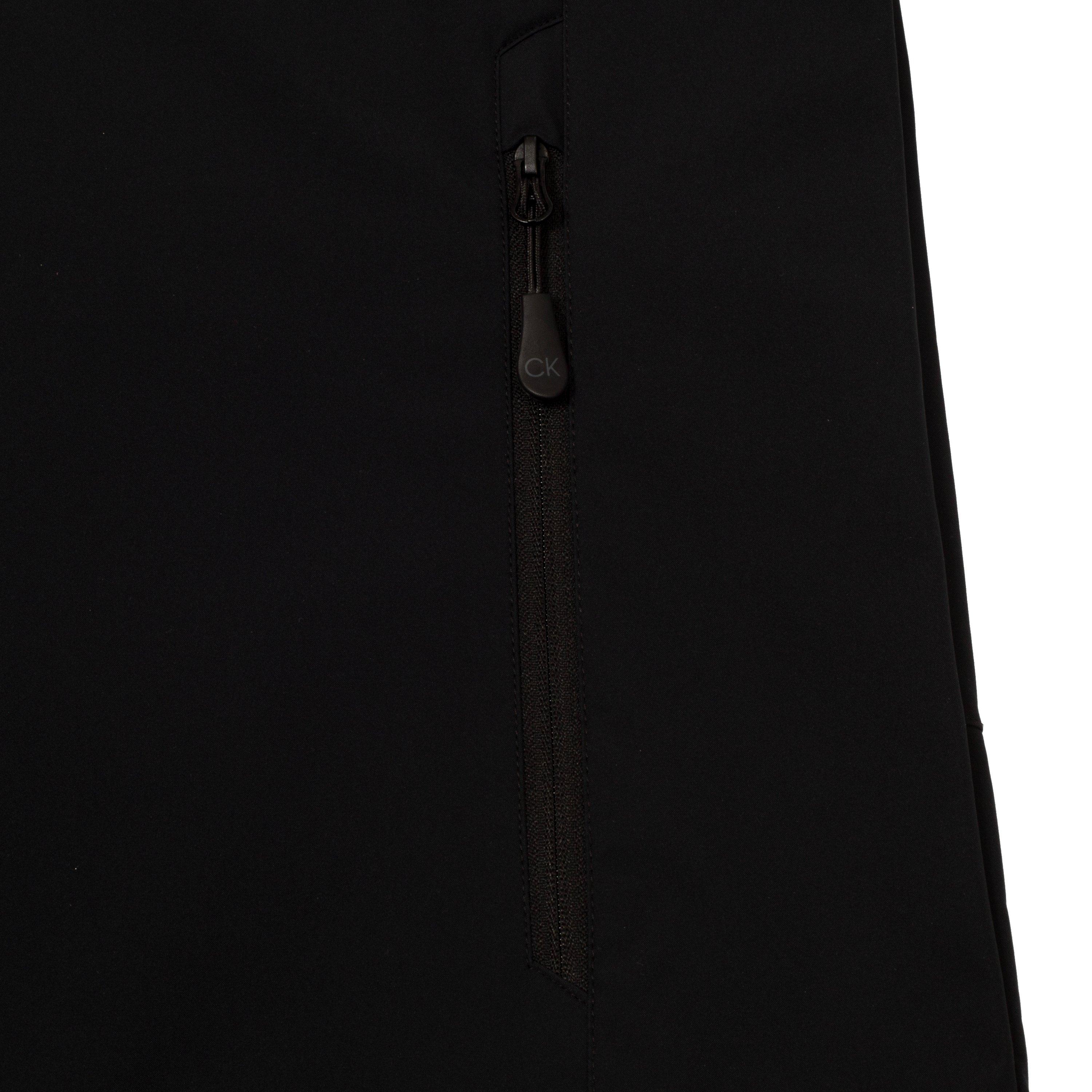 Zwart - Calvin Klein Golf - Hooded Monogram Softshell Jacket - 7