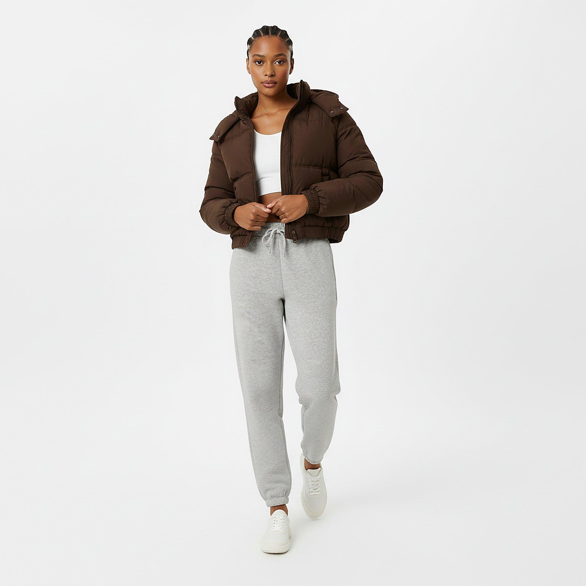 Cocoa - Jack Wills - Women's Fletcher Quilted Short Puffer Jacket - 5