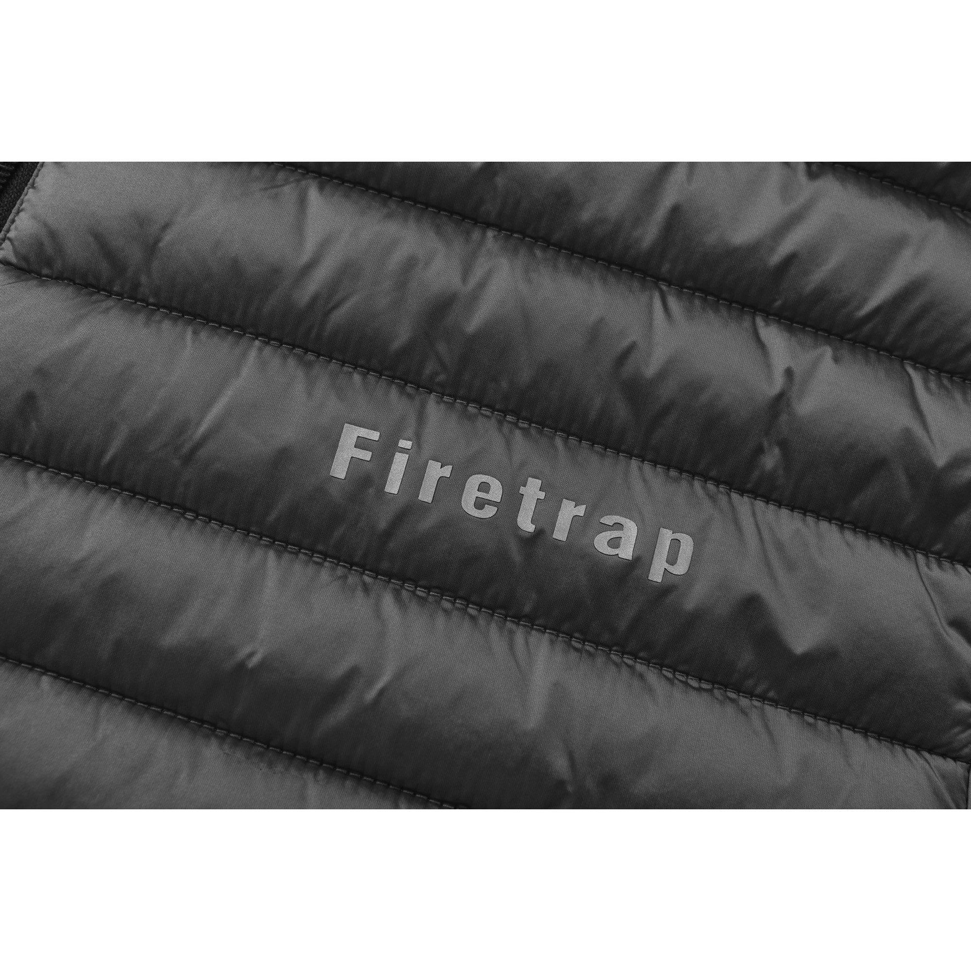 Grey - Firetrap - Men's Slim Fit Puffer Jacket - 12