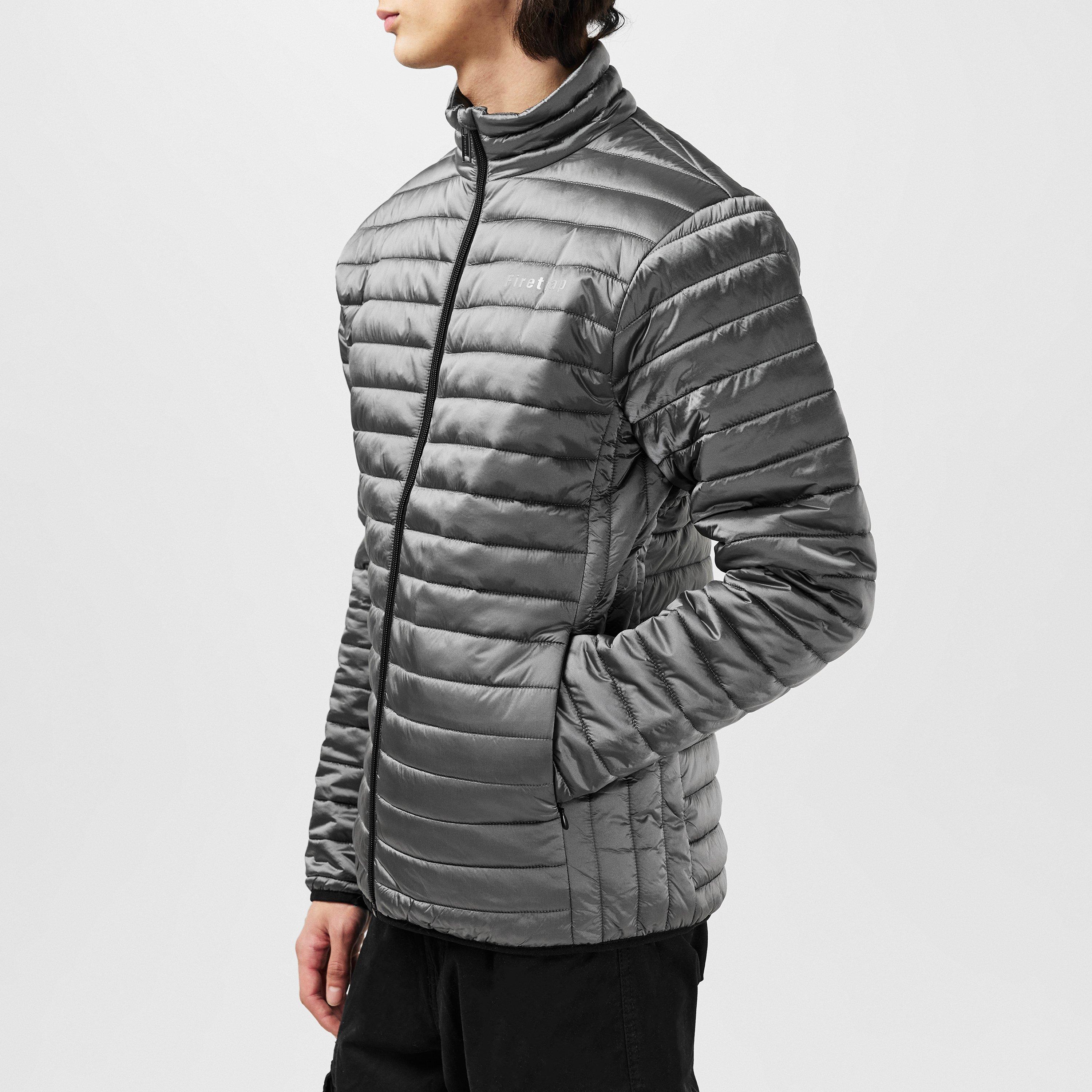 Grey - Firetrap - Men's Slim Fit Puffer Jacket - 5