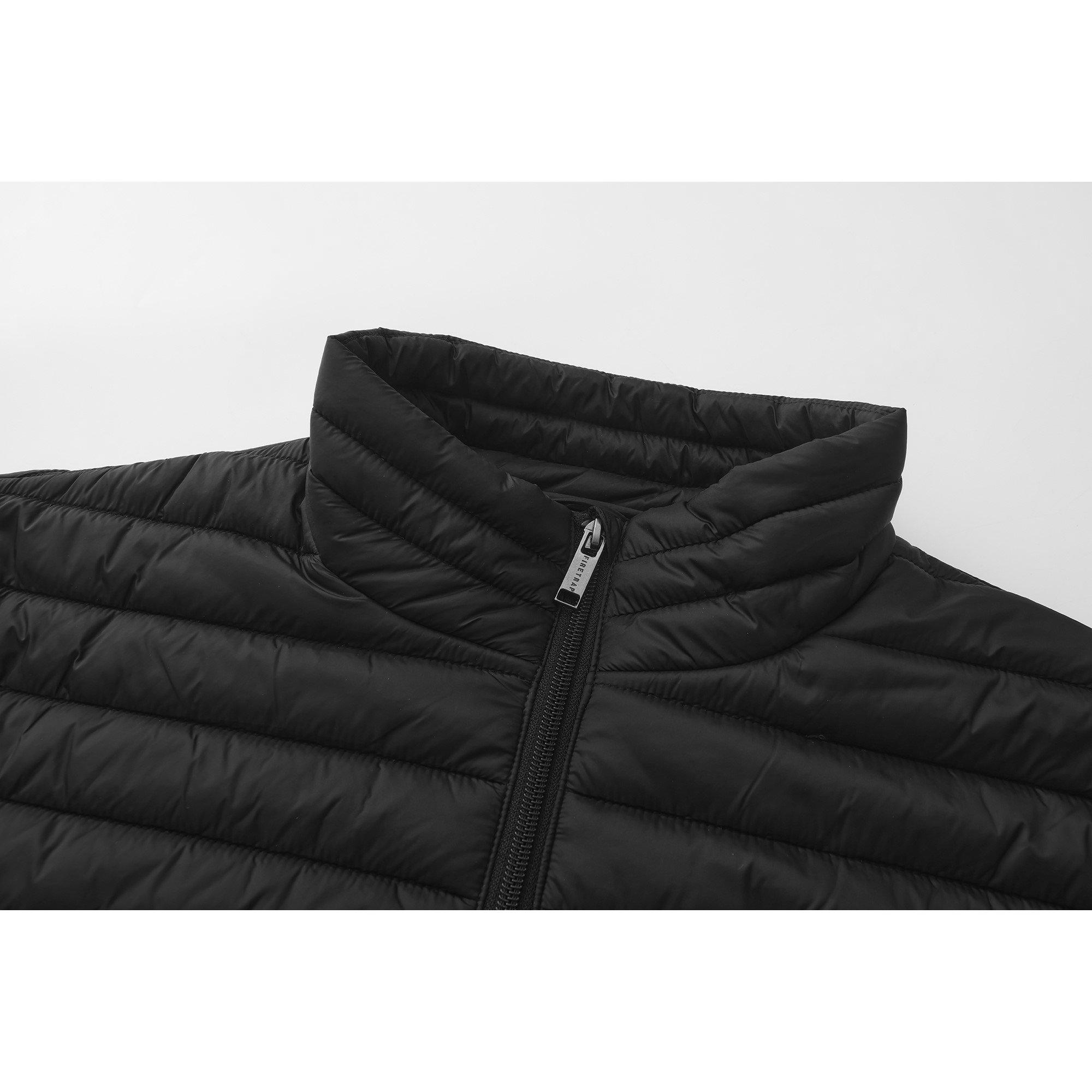 Black - Firetrap - Men's Slim Fit Puffer Jacket - 10