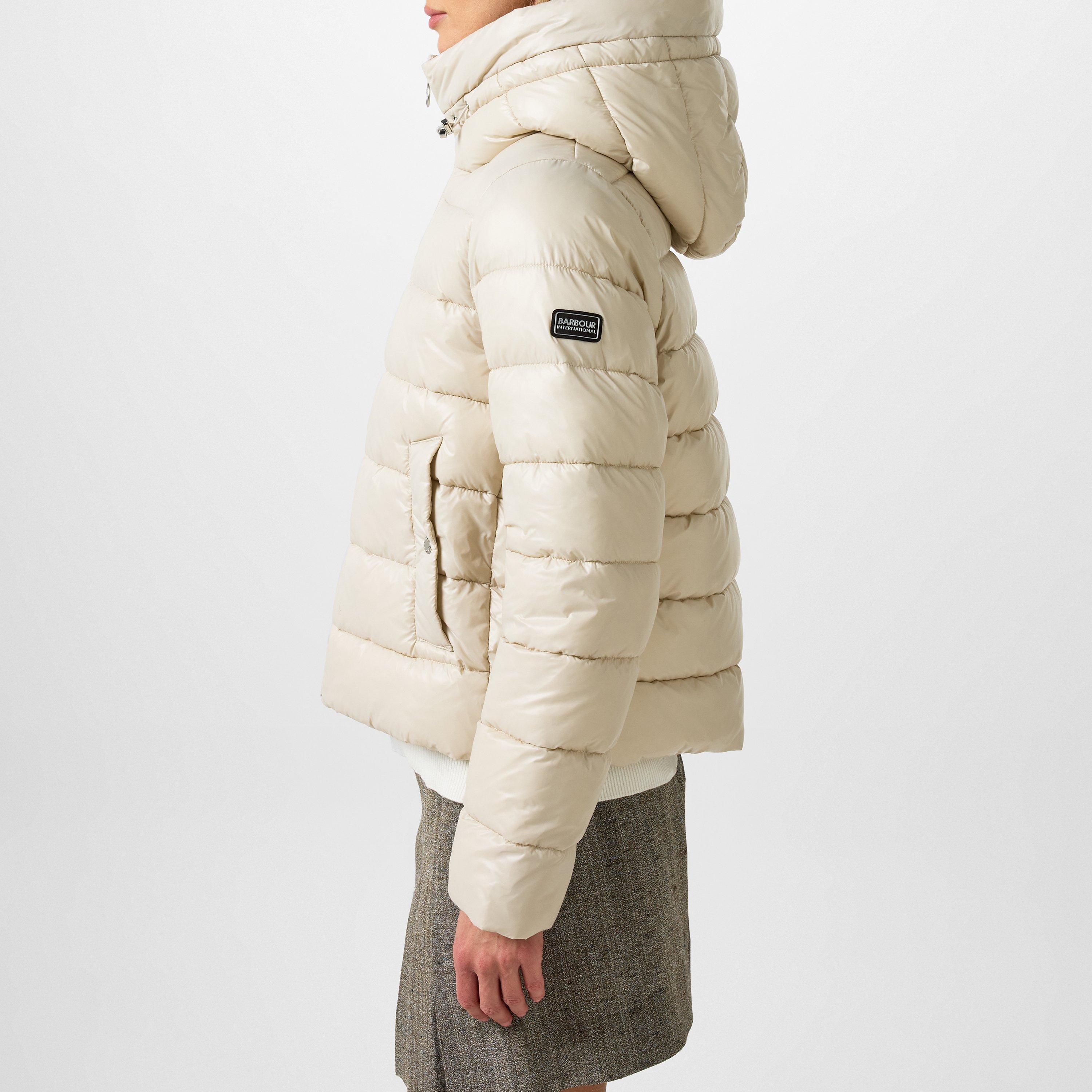 Silver Cloud - Barbour International - Hailey Quilted Short Puffer Jacket - 2