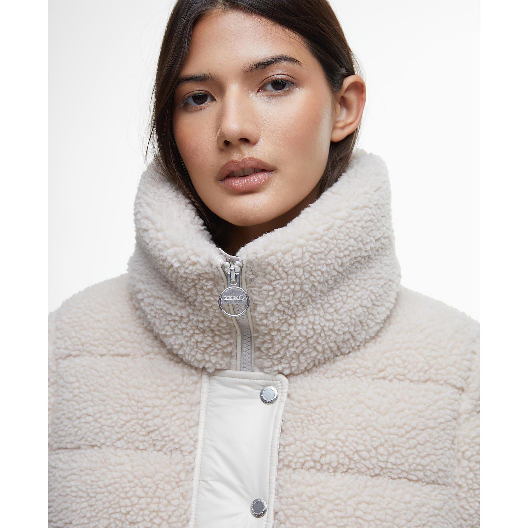 Silver Cloud - Barbour International - Fleece Quilted Jacket - 4