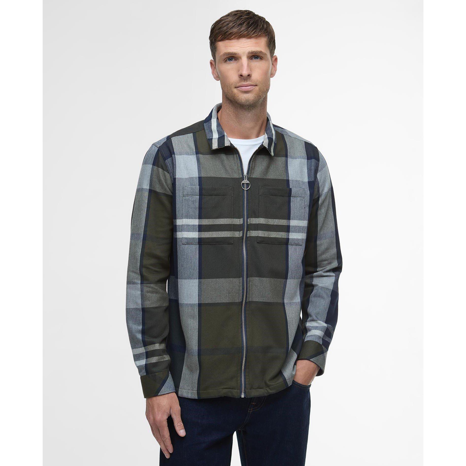 Fernwood Tartan - Barbour - Men's Lannich Tartan Cotton Long Sleeve Overshirt - 2