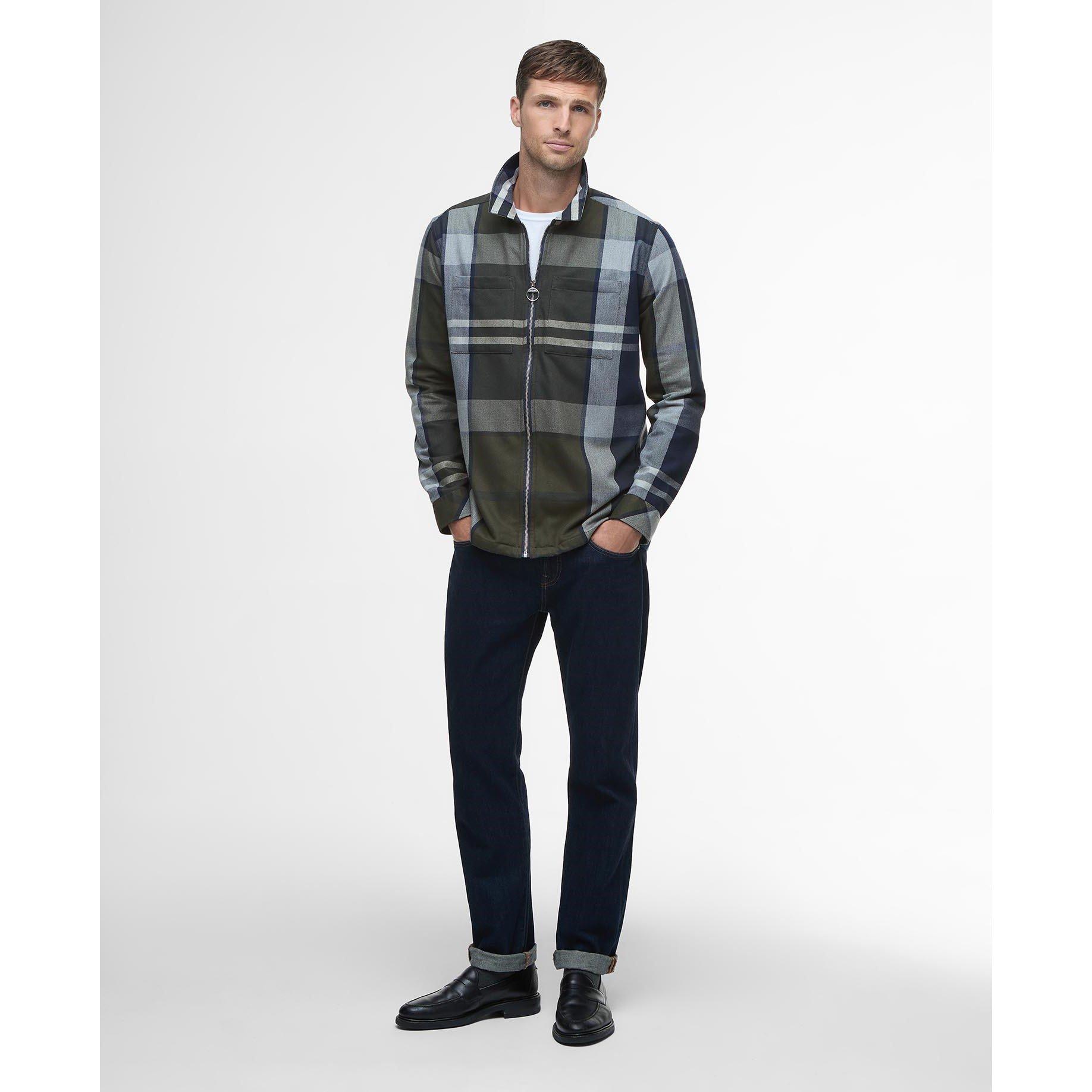 Barbour Men's Lannich Tartan Cotton Long Sleeve Overshirt | Cruise