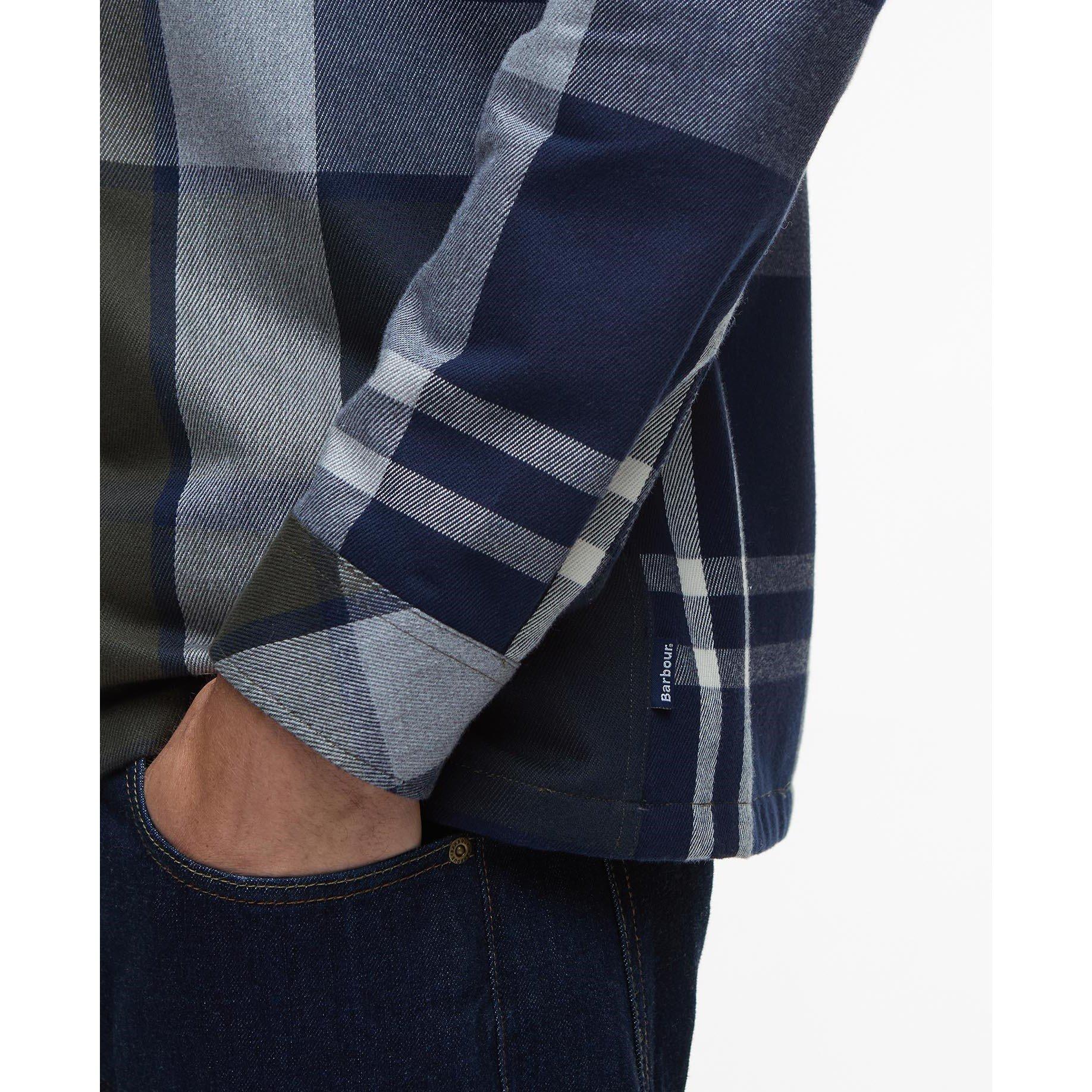 Fernwood Tartan - Barbour - Men's Lannich Tartan Cotton Long Sleeve Overshirt - 5