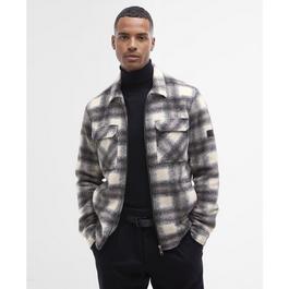 Barbour International Clayton Fleece Check Overshirt