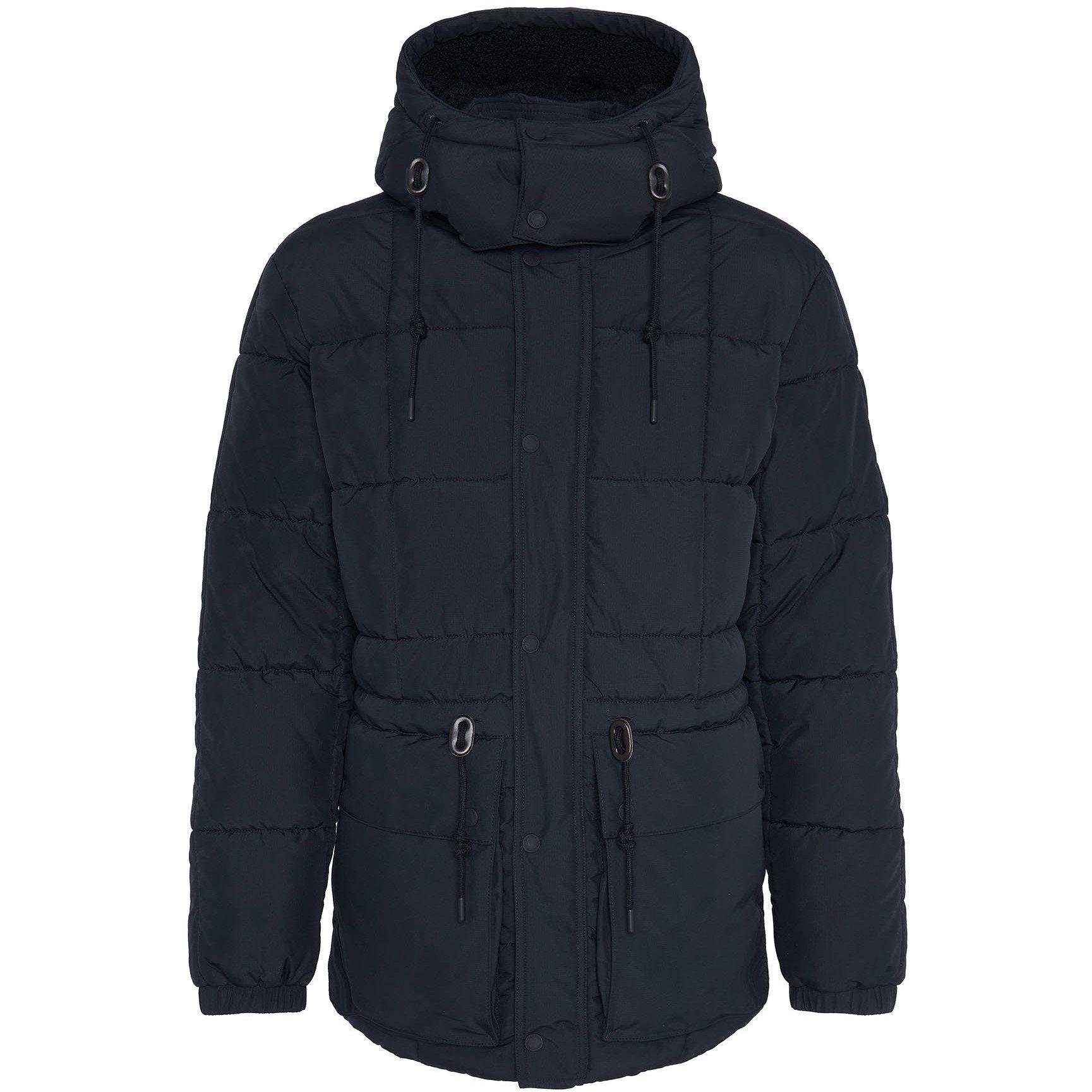 Black BK11 - Barbour International - Men's Gillside Quilted Hooded Short Puffer Jacket - 1