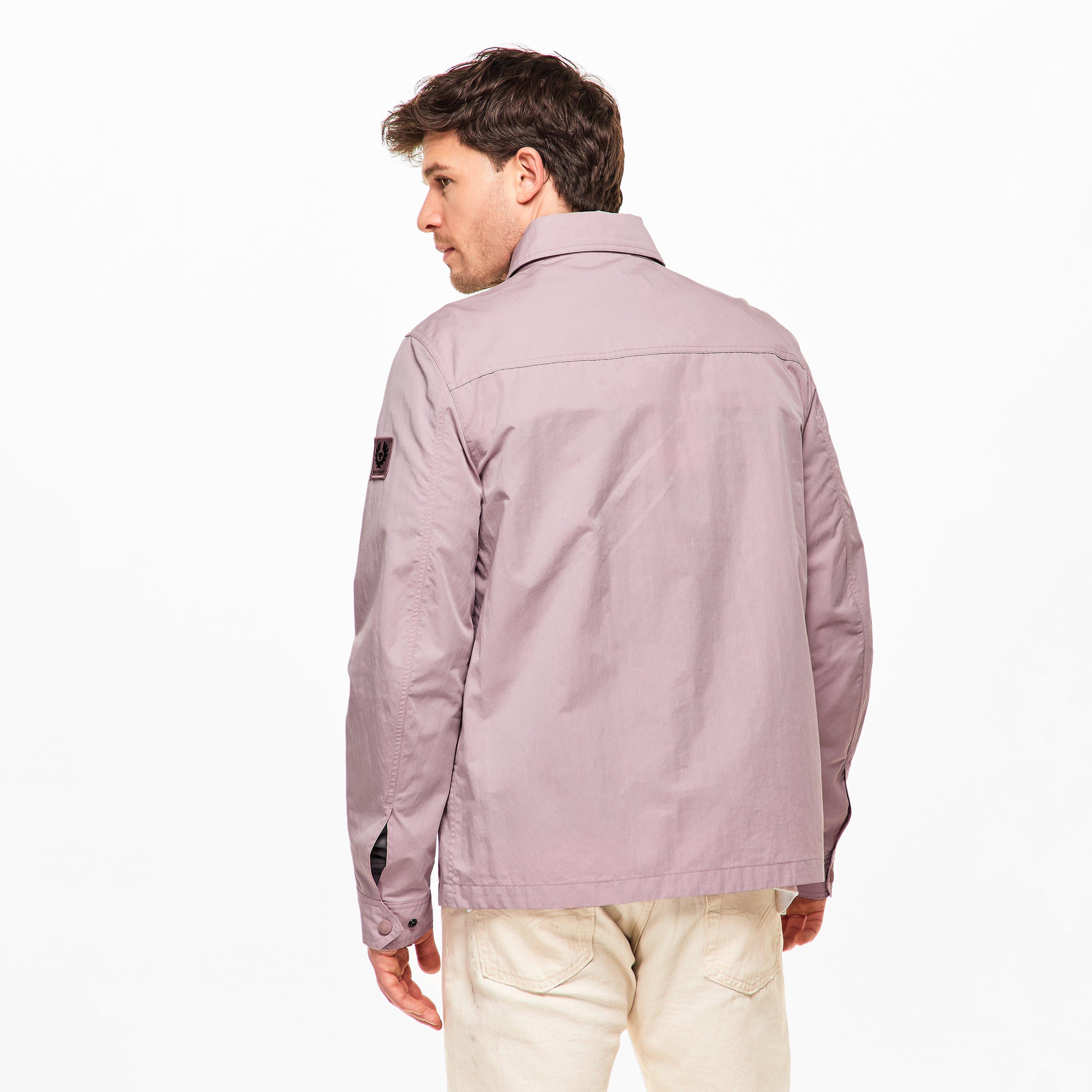 Dusk Pink - Belstaff - Men's Stride Zip Collar Long Sleeve Overshirt - 4