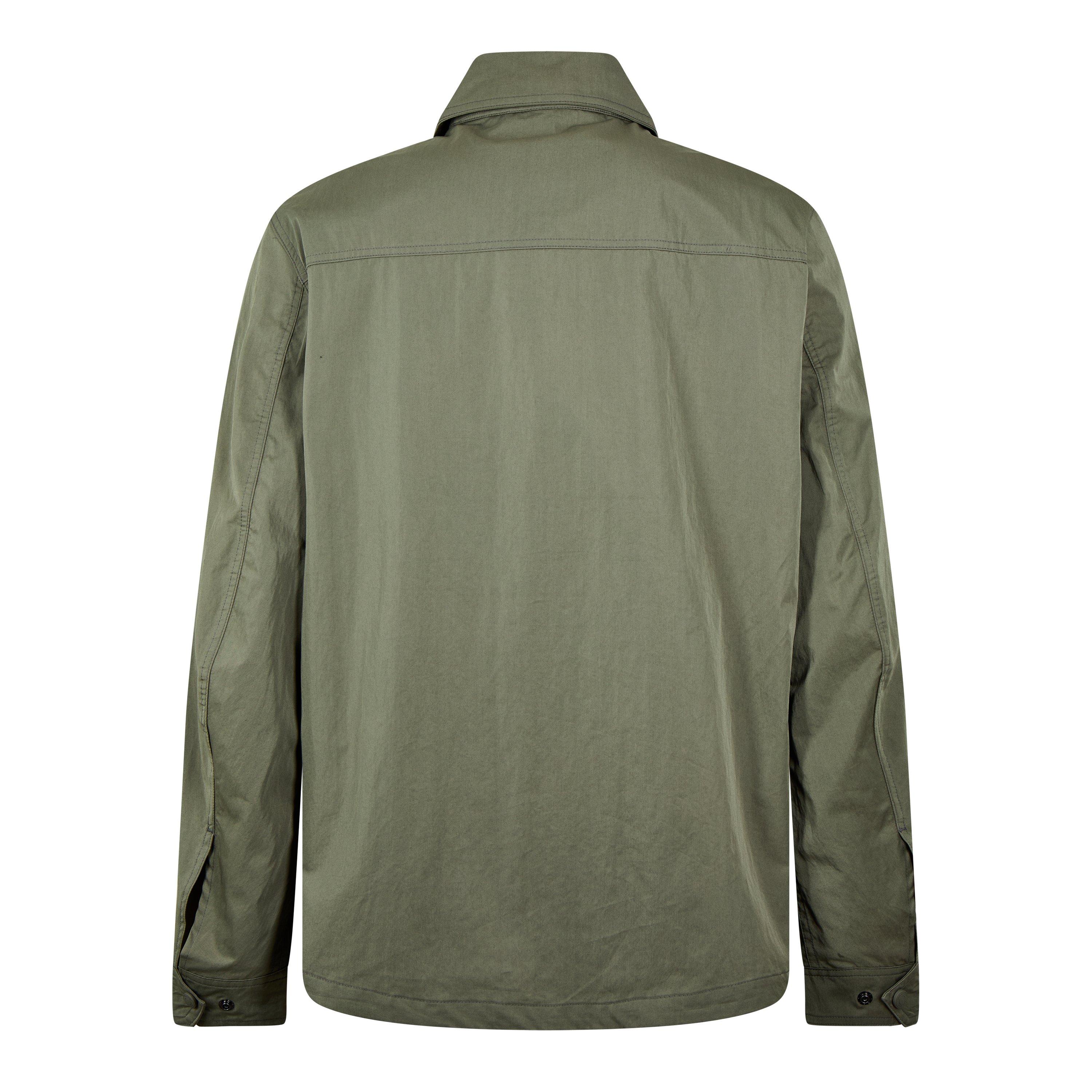 Surplus Green - Belstaff - Men's Stride Zip Collar Long Sleeve Overshirt - 2