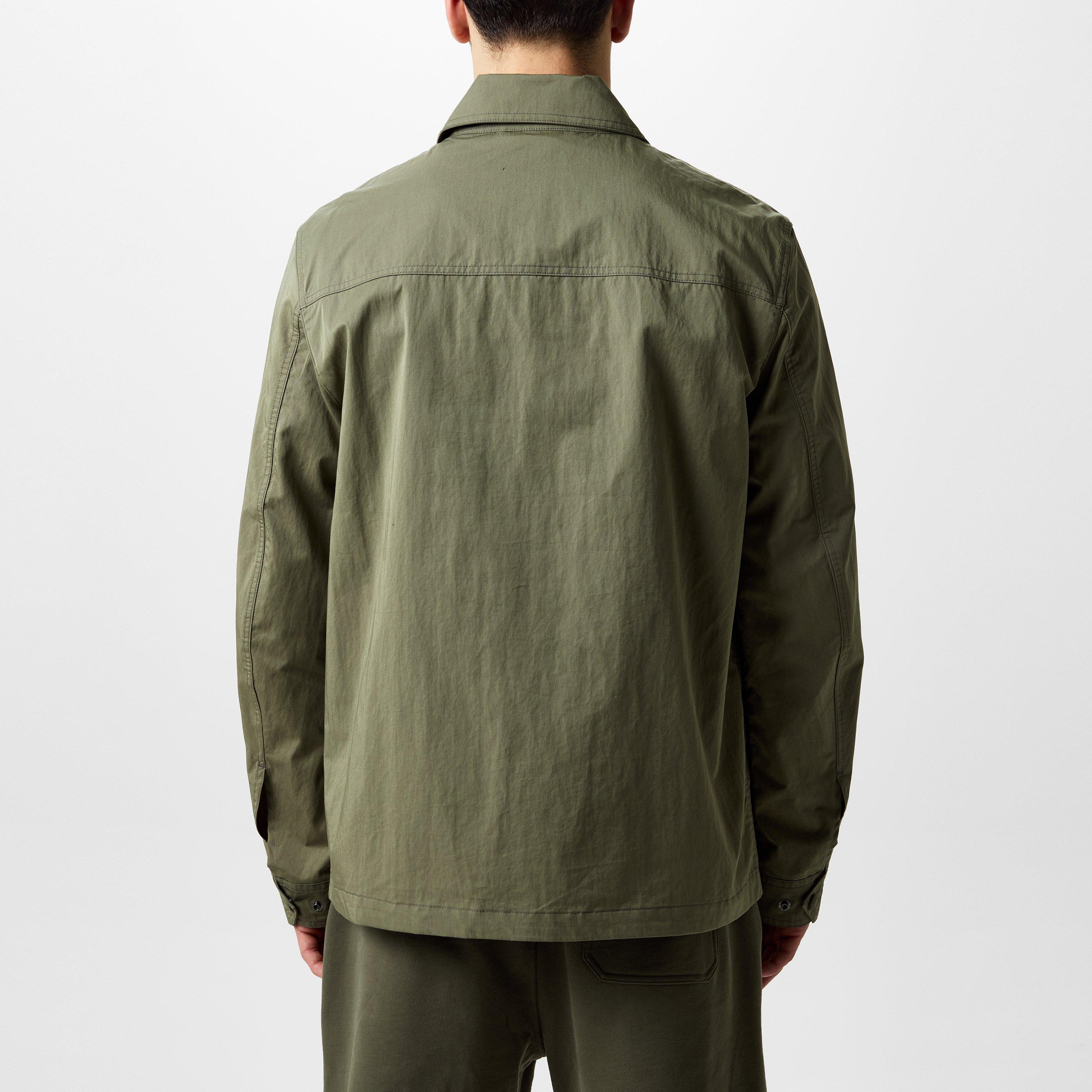 Surplus Green - Belstaff - Men's Stride Zip Collar Long Sleeve Overshirt - 4