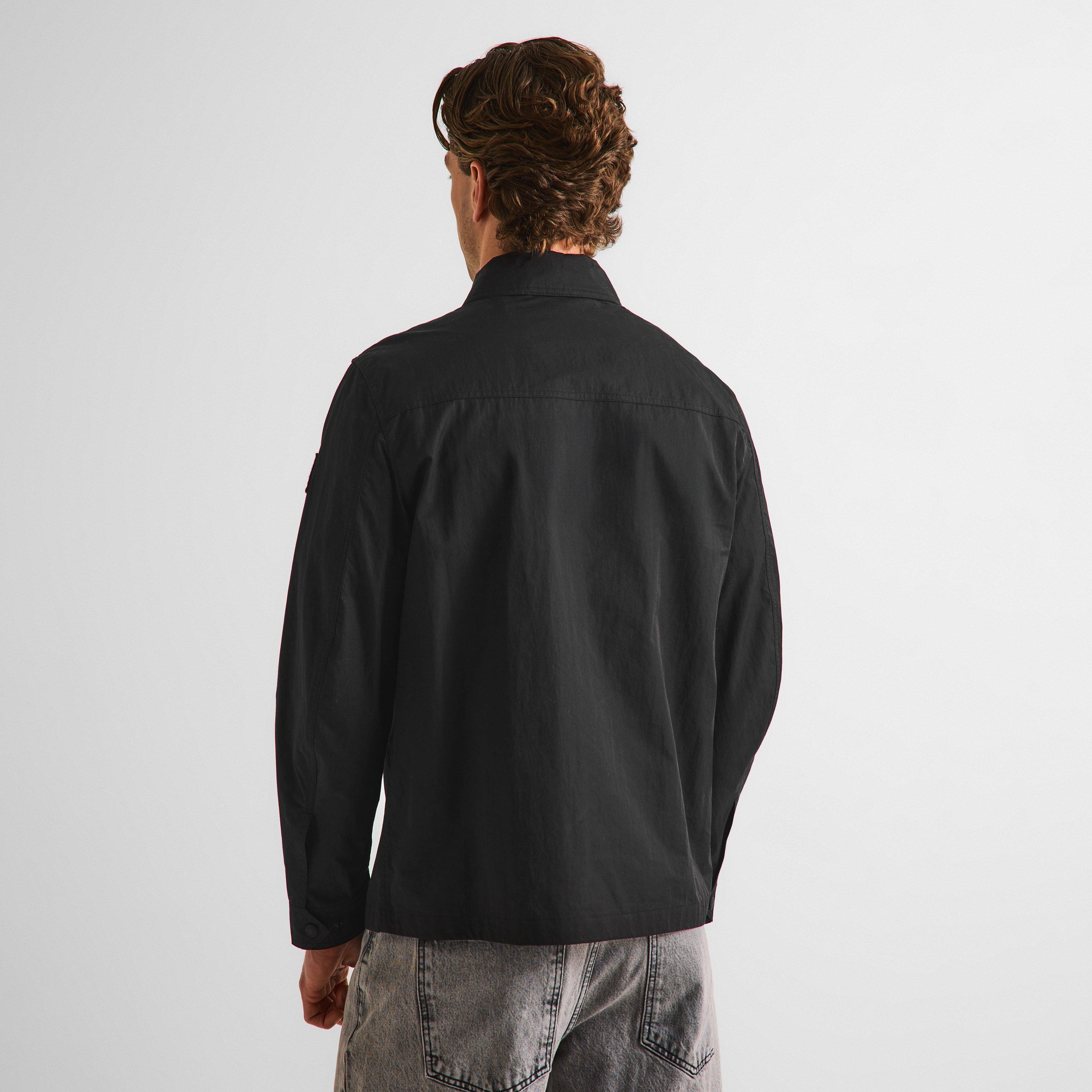 Iron - Belstaff - Men's Stride Zip Collar Long Sleeve Overshirt - 4