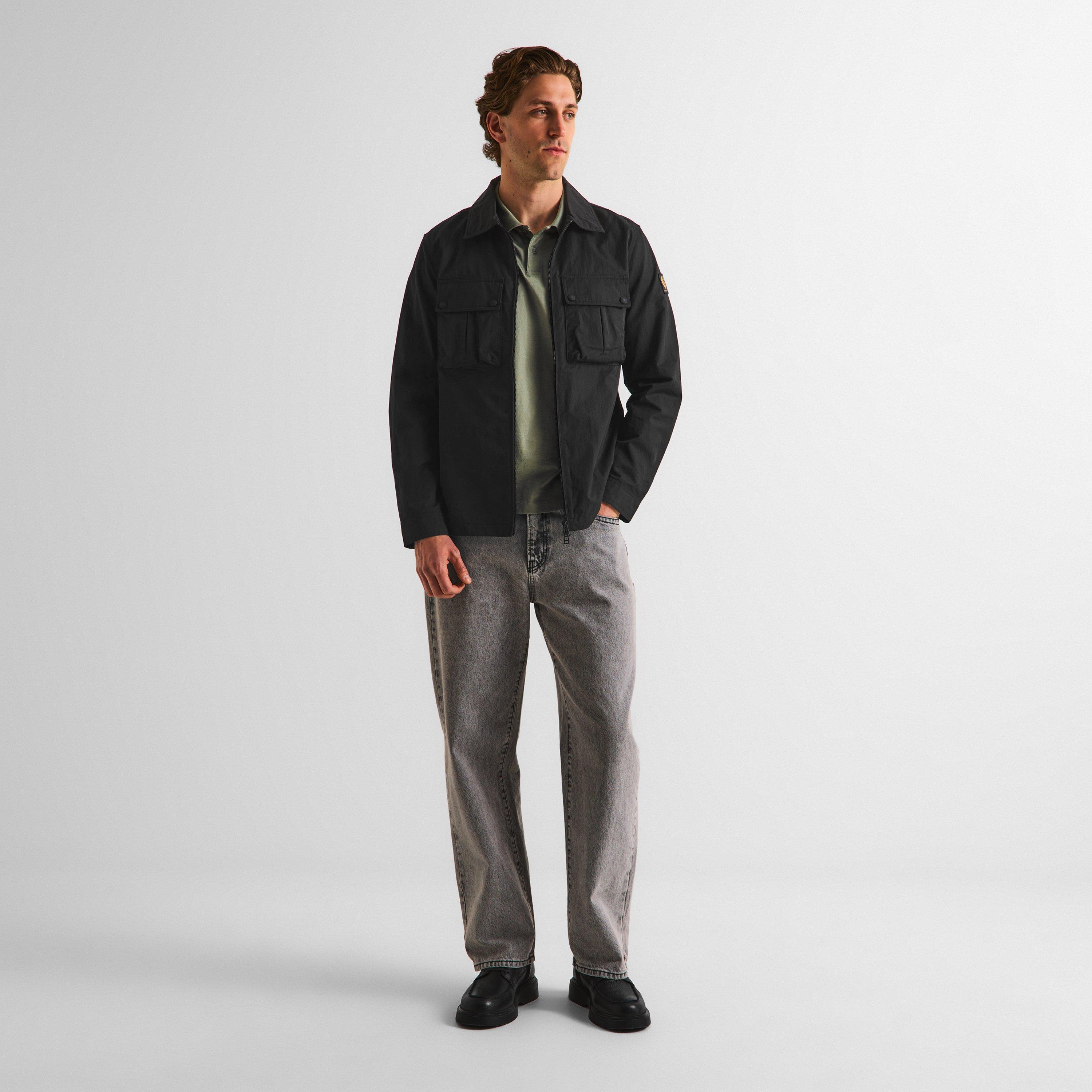 Iron - Belstaff - Men's Stride Zip Collar Long Sleeve Overshirt - 6