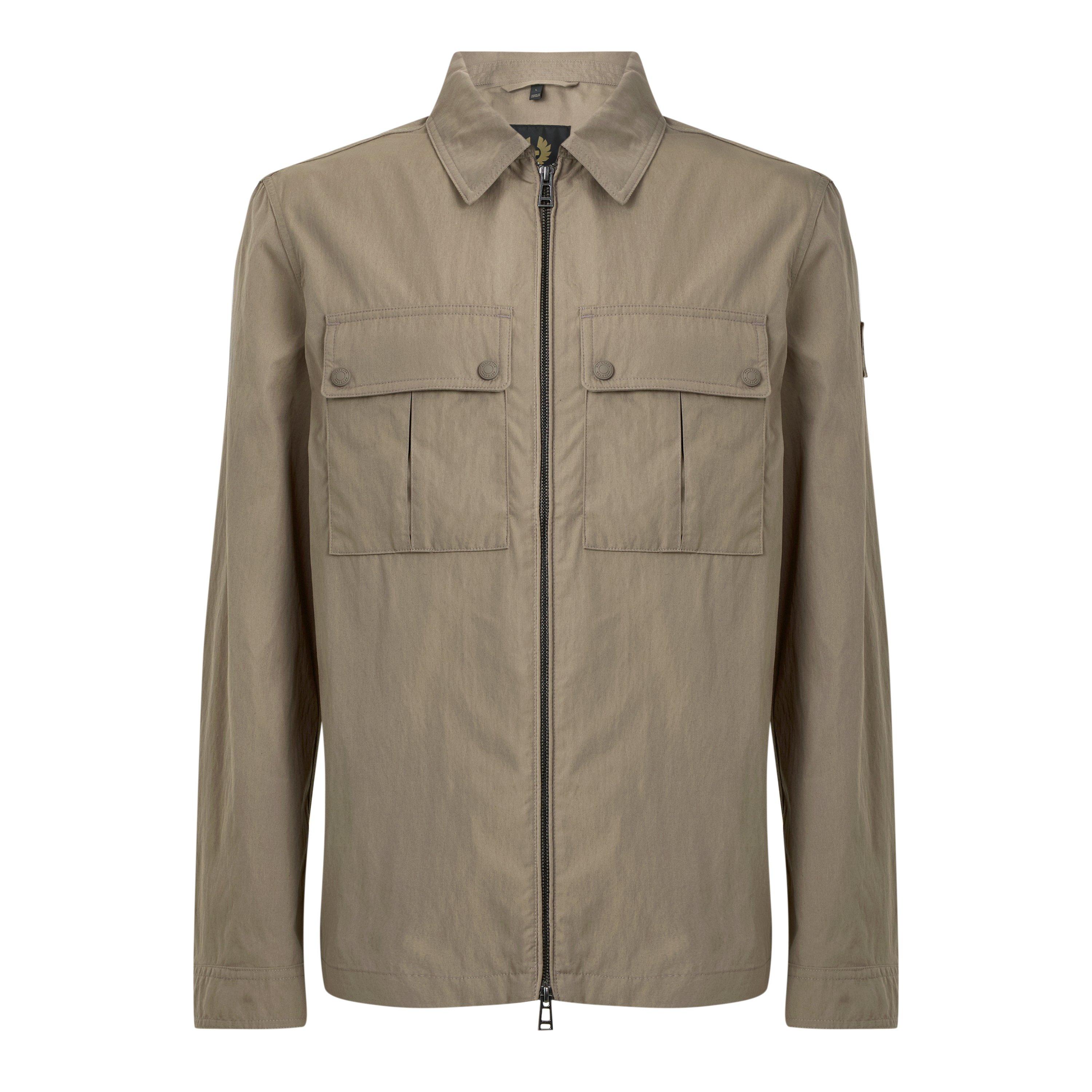 Men's Stride Zip Collar Long Sleeve Overshirt