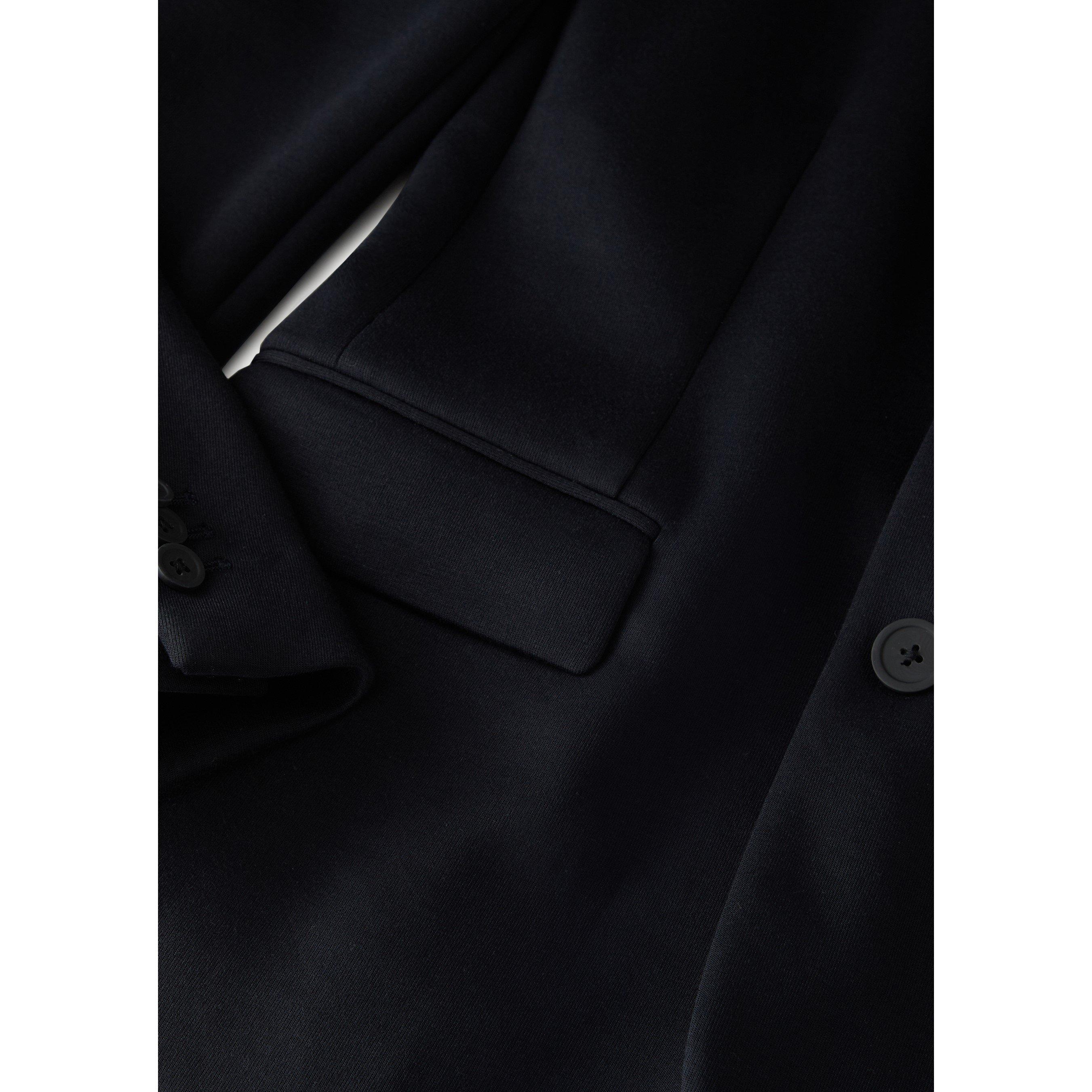 Navy - Emporio Armani - Men's  Designer Button Structured Fit Blazer - 2