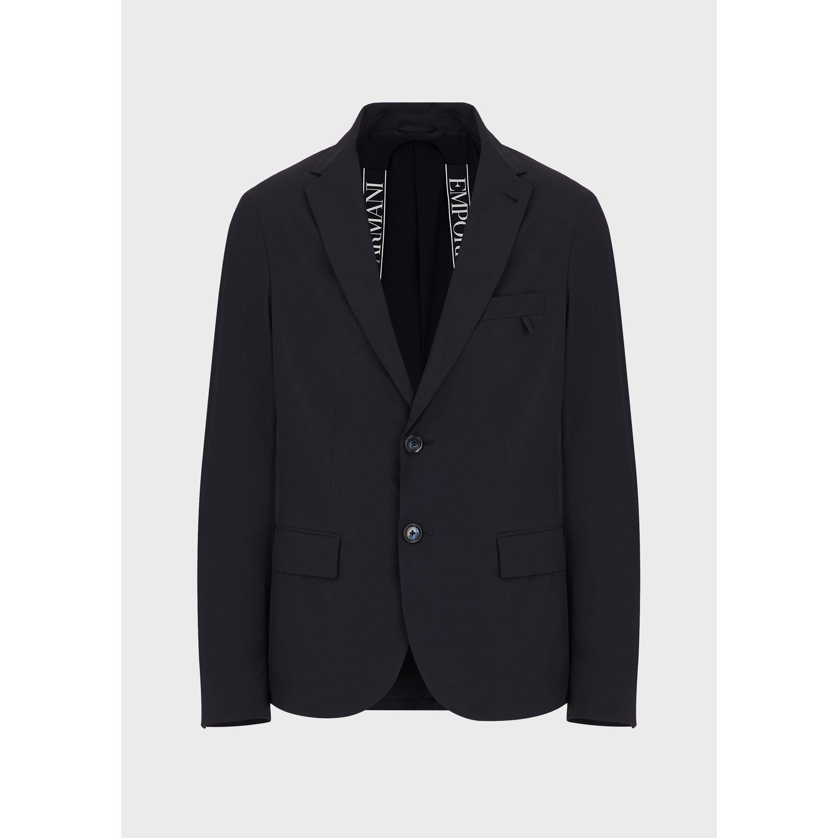 Navy Blue - Emporio Armani - Men's Logo Blazer - 6
