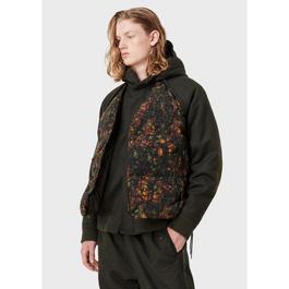 Emporio Armani Print Panel Puffer Jacket