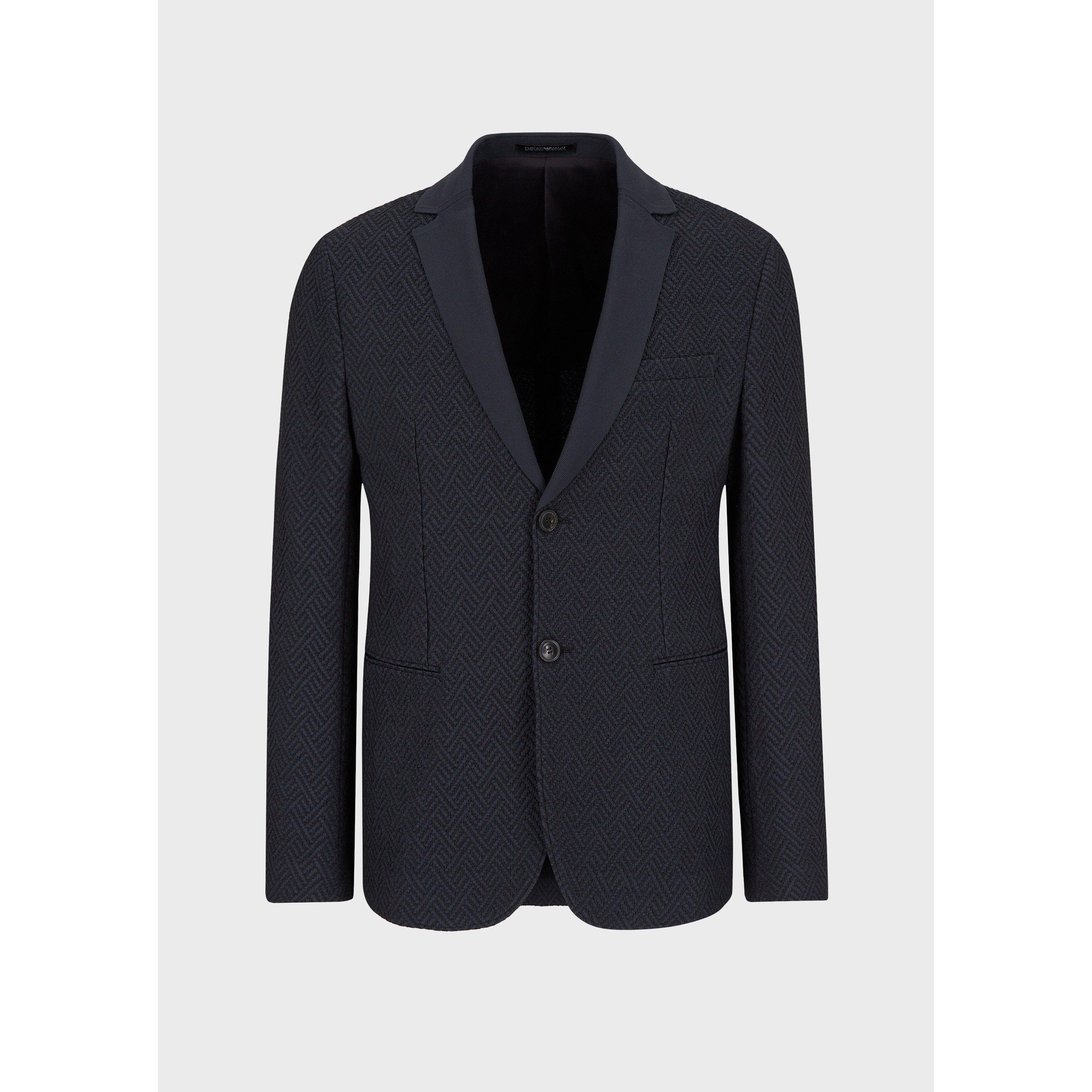 Blue Avio - Emporio Armani - Men's Tailored Fit Blazer - 6