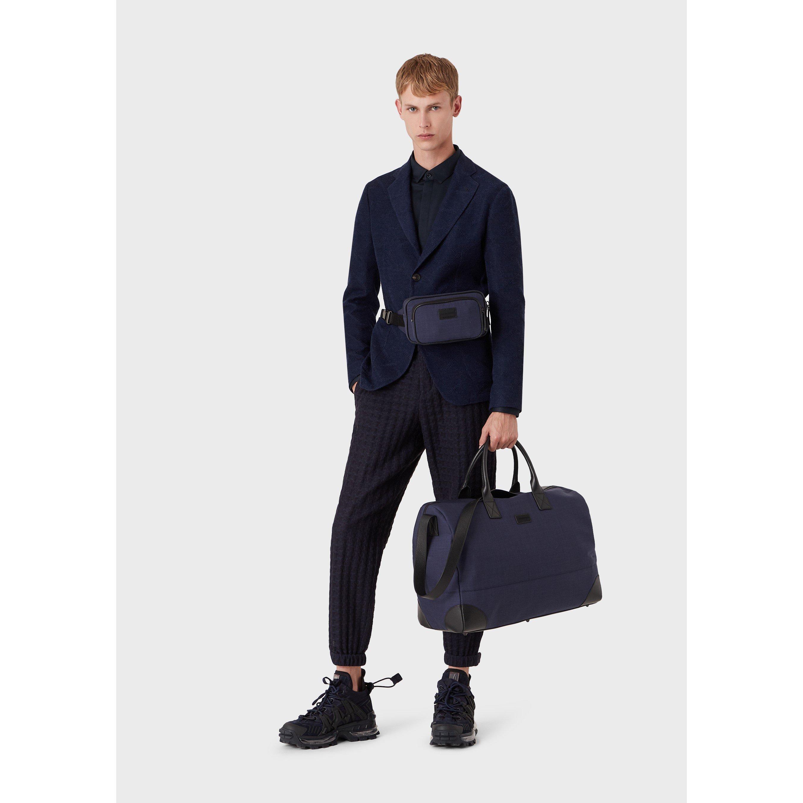 Navy Blue - Emporio Armani - Men's Blazer - 3