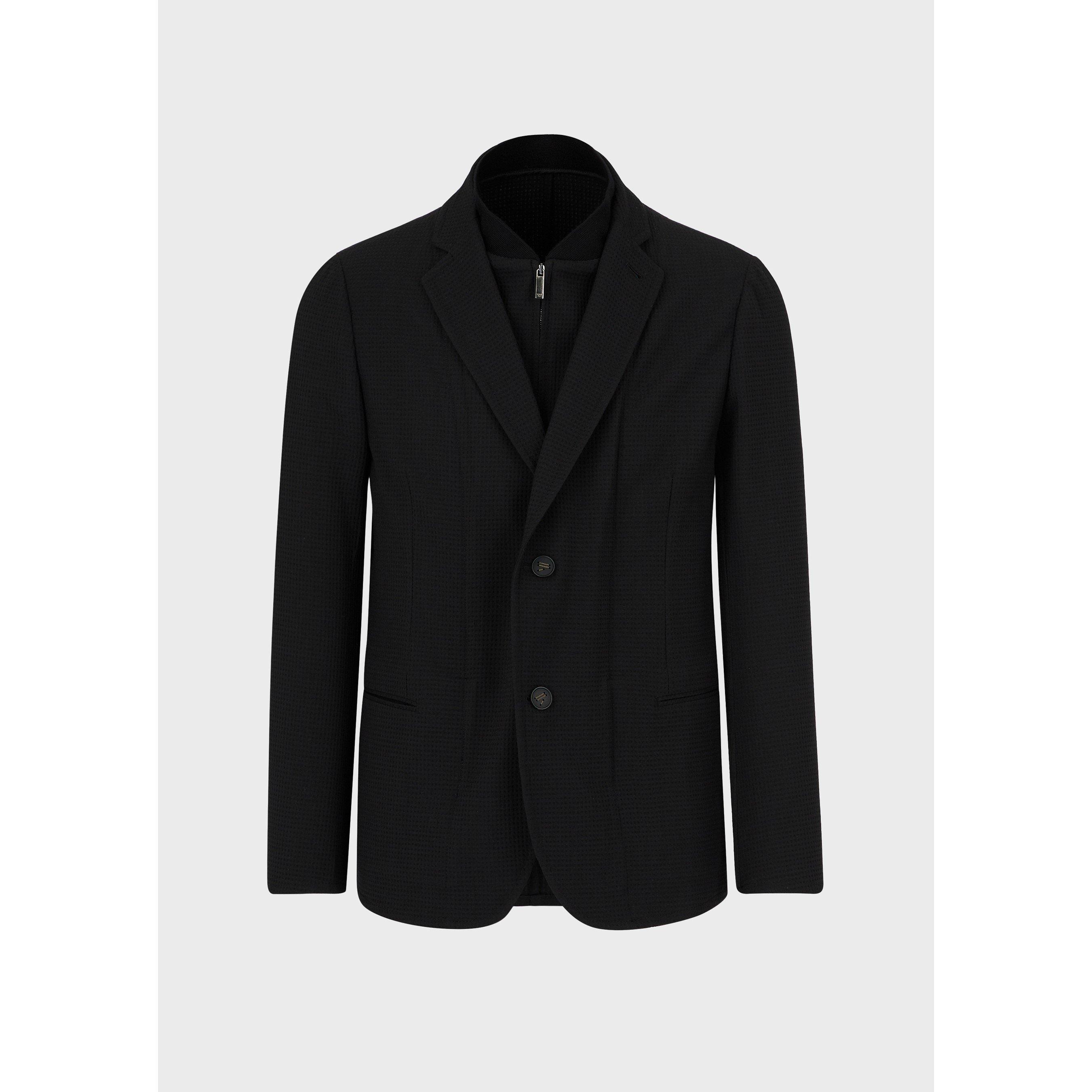 Black - Emporio Armani - Men's  Tailored Blazer - 6