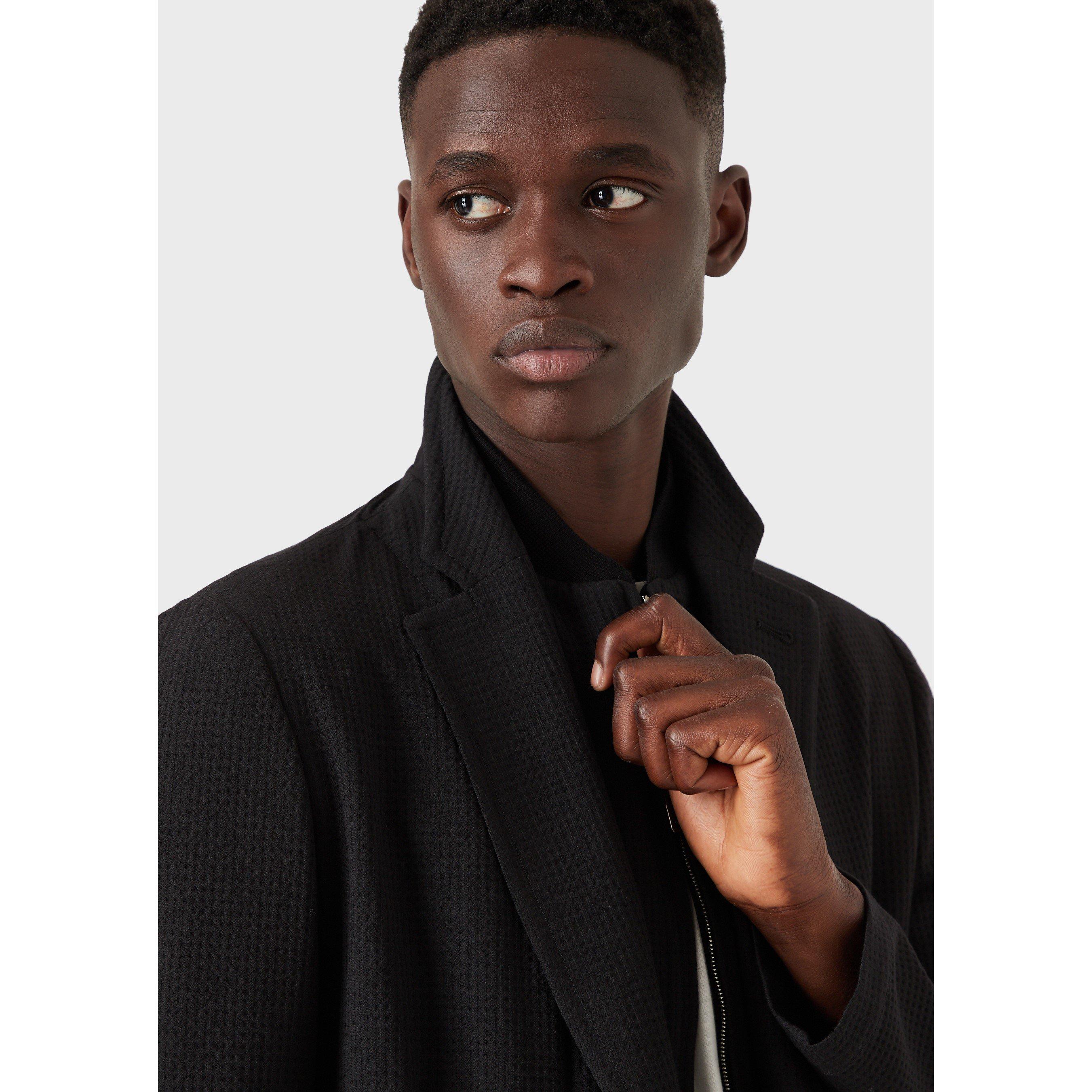 Black - Emporio Armani - Men's  Tailored Blazer - 5