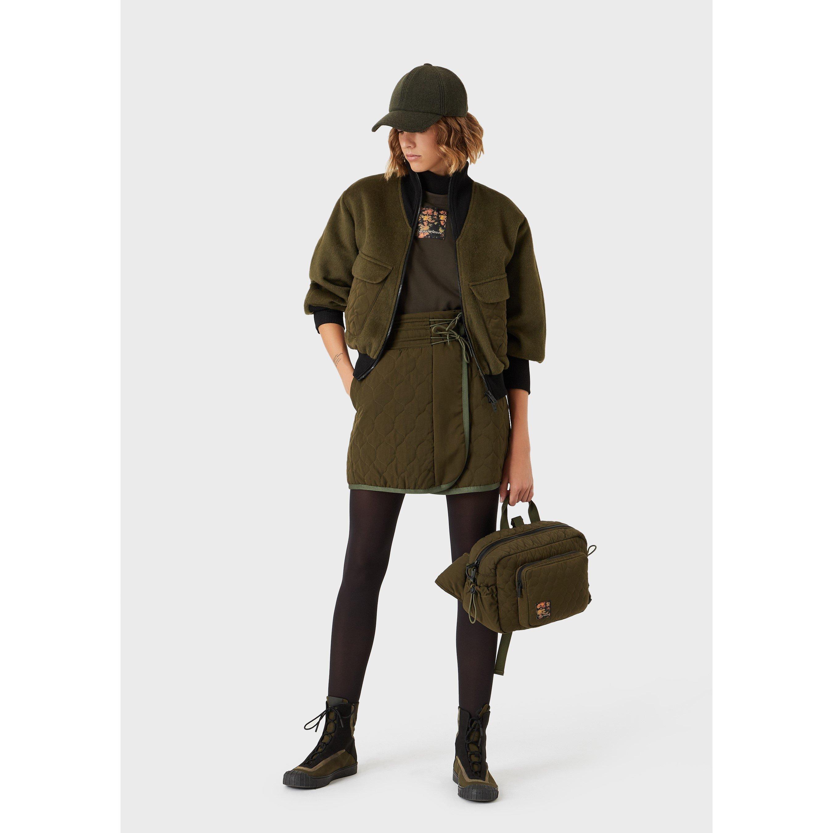 Green - Emporio Armani - Women's Insulated Short Puffer Jacket - 4