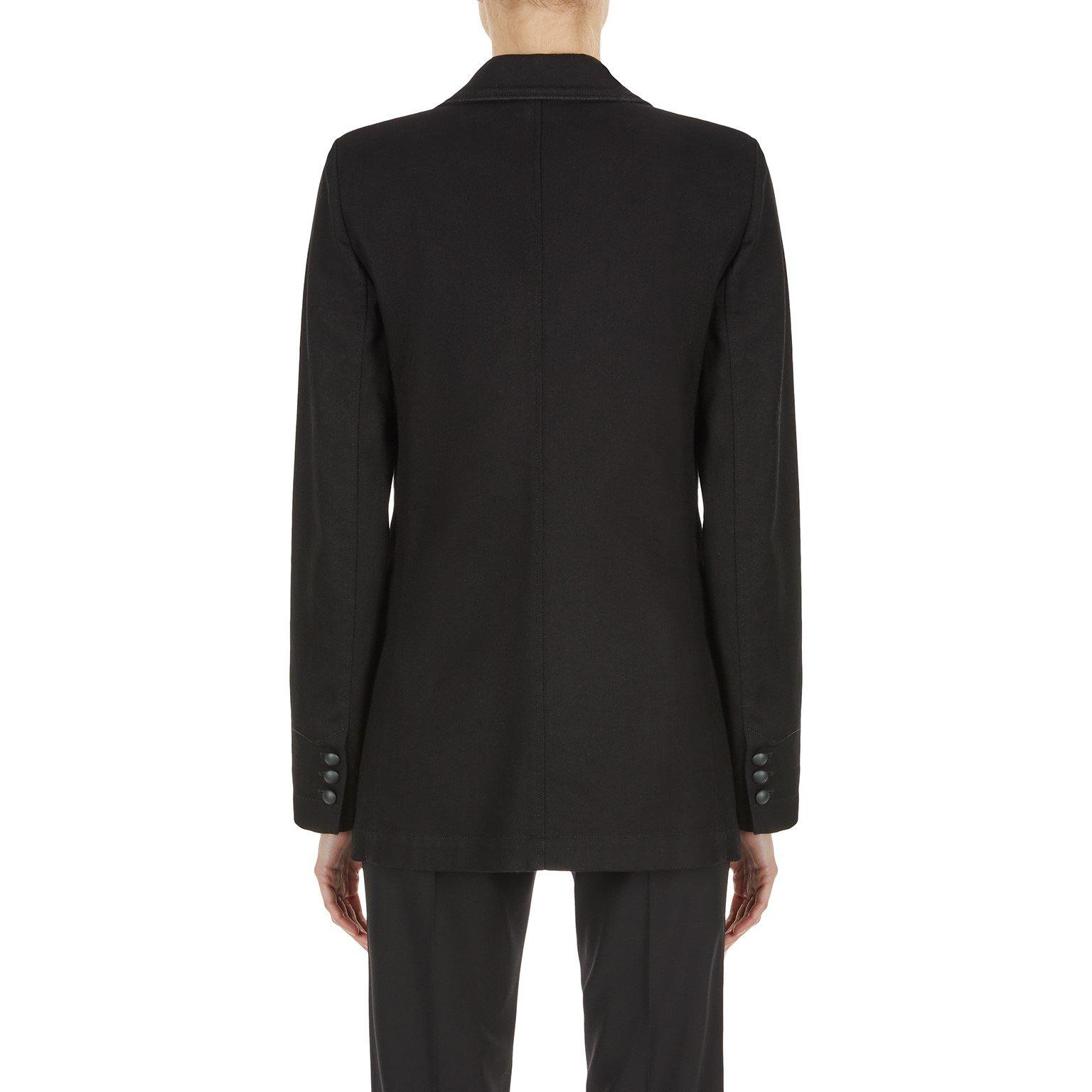 Black - Emporio Armani - Women's Double Breasted Tailored Blazer - 3