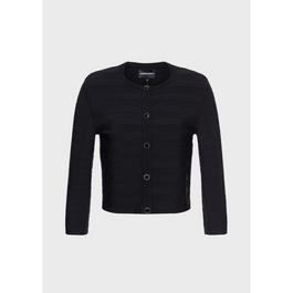 Emporio Armani Cropped Button Cardigan