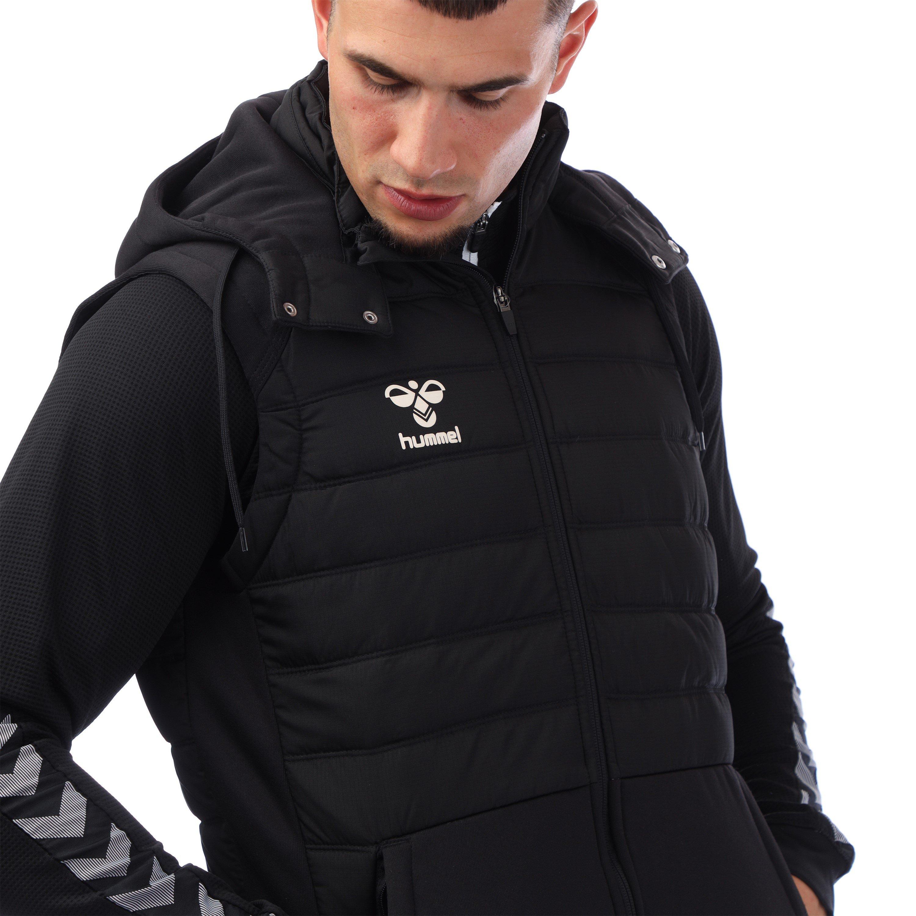 Crna - Hummel - Adults Sideline 99 Weather-Resistant Managers Football Jacket - 2