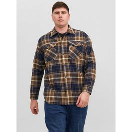 Jack and Jones Jack Eddie Overshirt Mens Plus Size