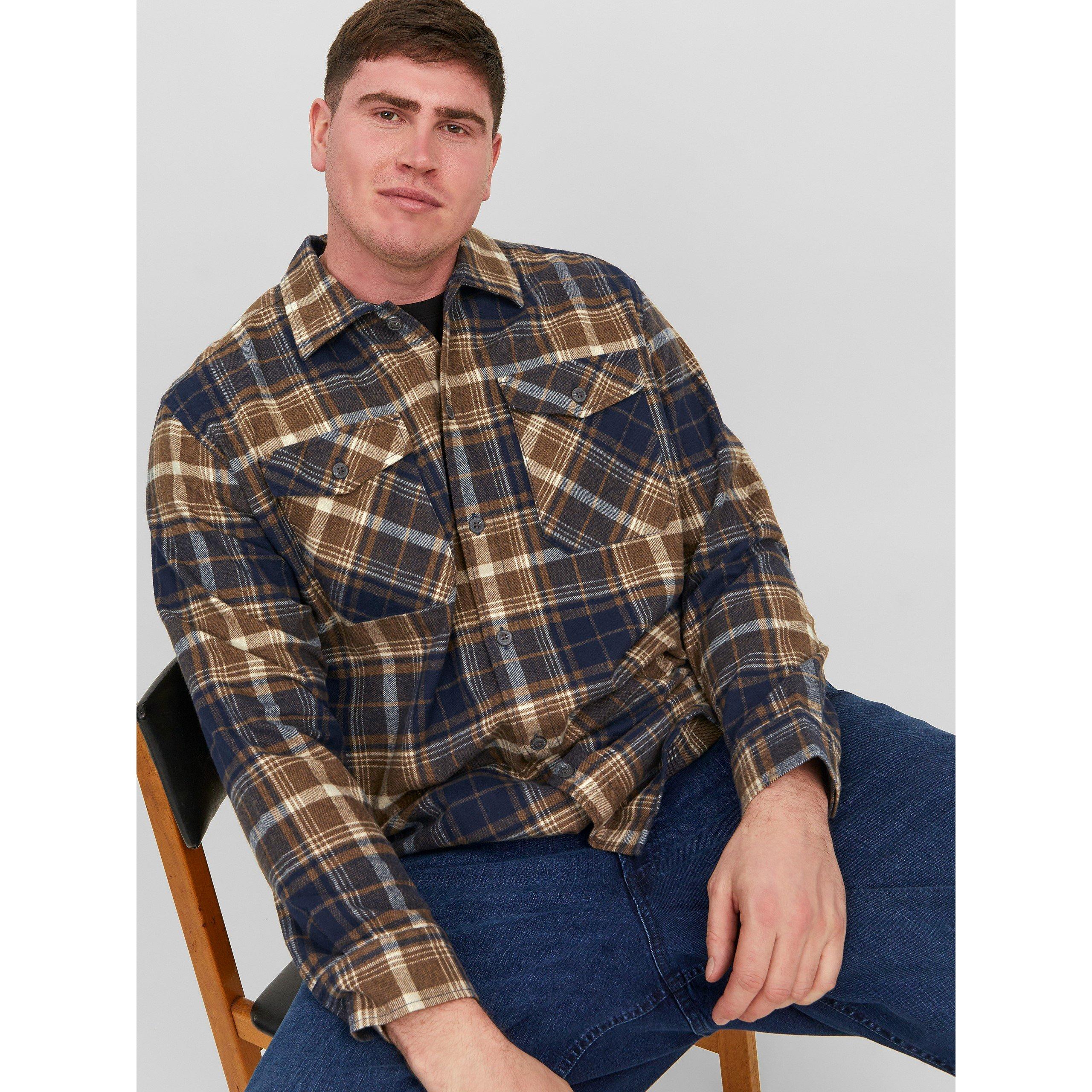 Otter - Jack and Jones - Eddie Overshirt Mens Plus Size - 4