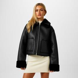 Jack Wills JW Reverse Shearling Jacket