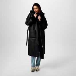 Jack Wills JW Long Shearling Jacket