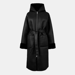 Jack Wills Long Shearling Jacket