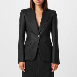 Alexander McQueen Pinstripe Blazer