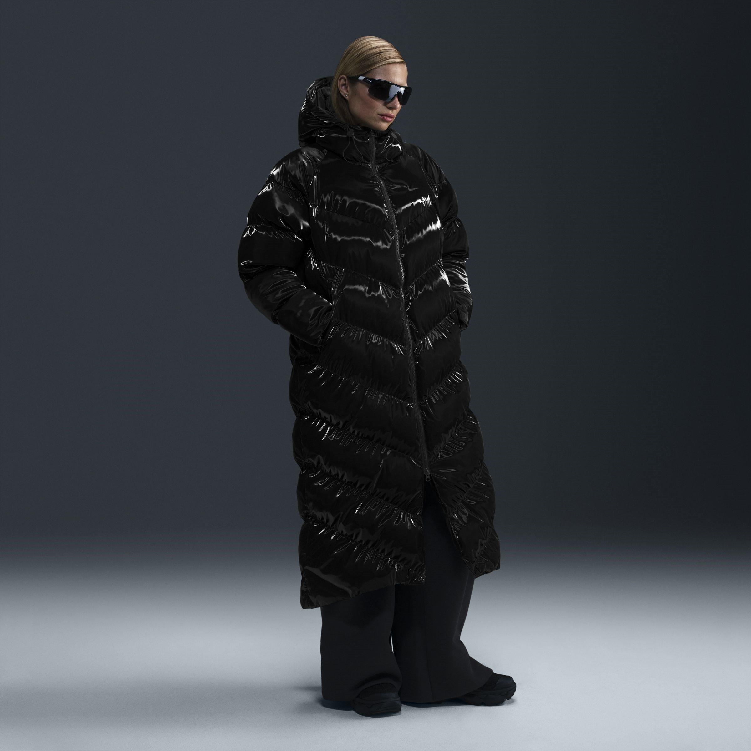 Black/(White) - Nike - Puffer Parka Jacket - 2