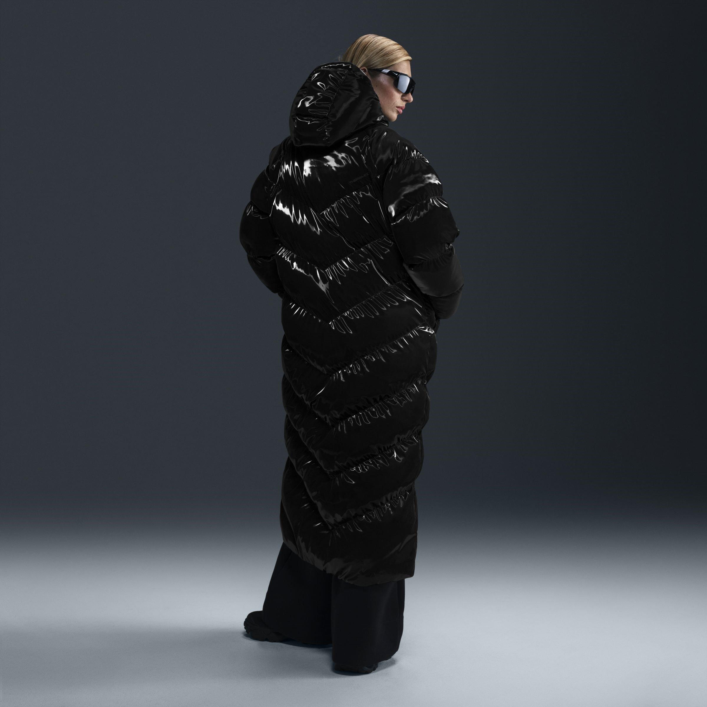 Black/(White) - Nike - Puffer Parka Jacket - 3