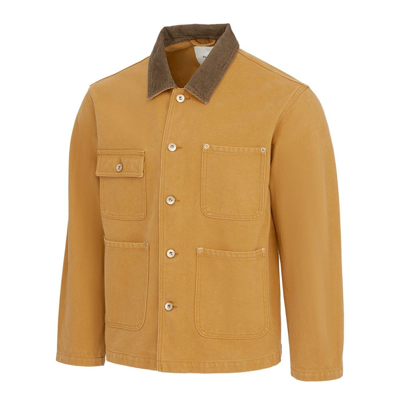 Yellow - Firetrap - Cotton Long Sleeve 4 Pocket Overshirt - 11